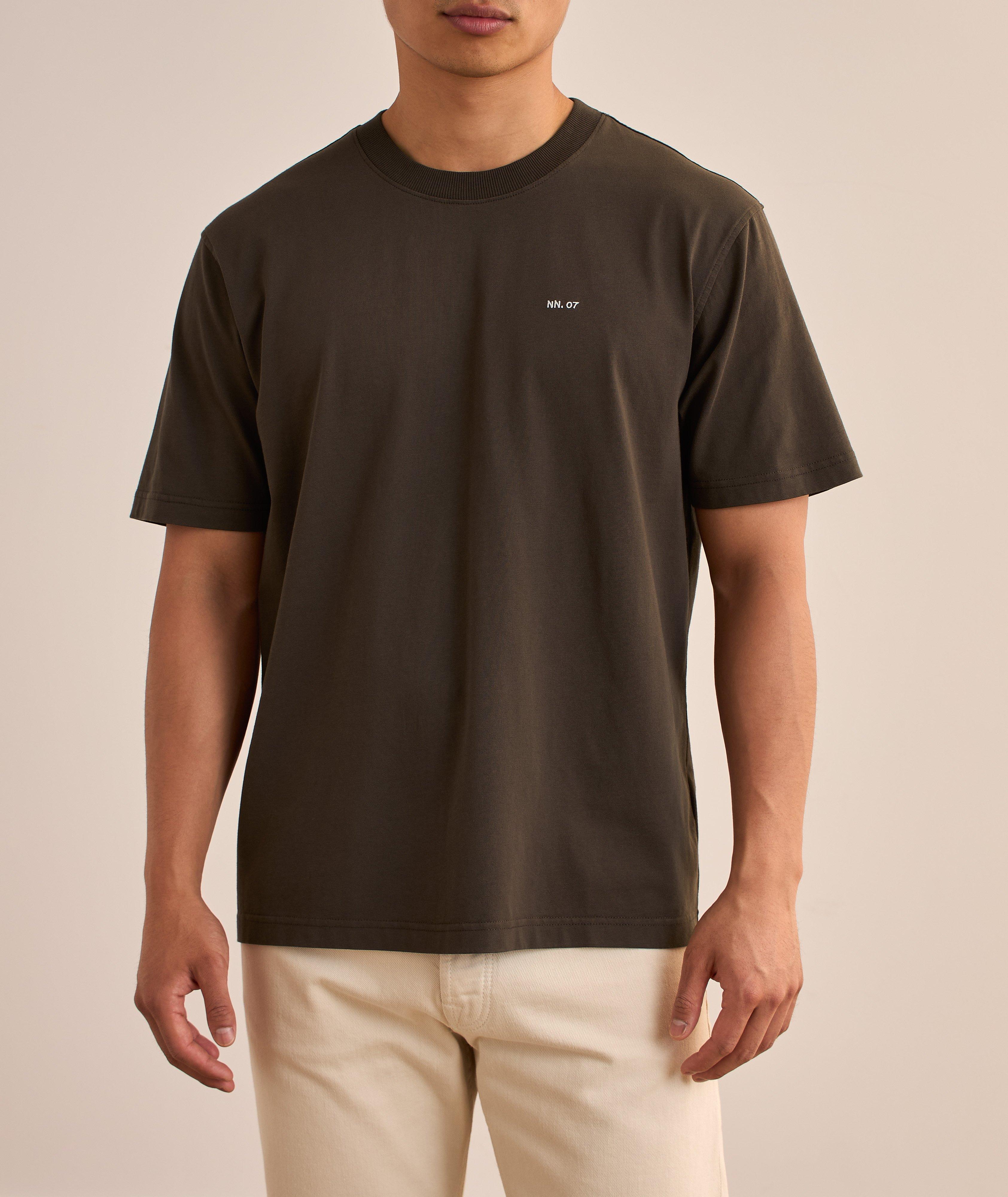 T-shirt Adam en coton pima avec logo image 1