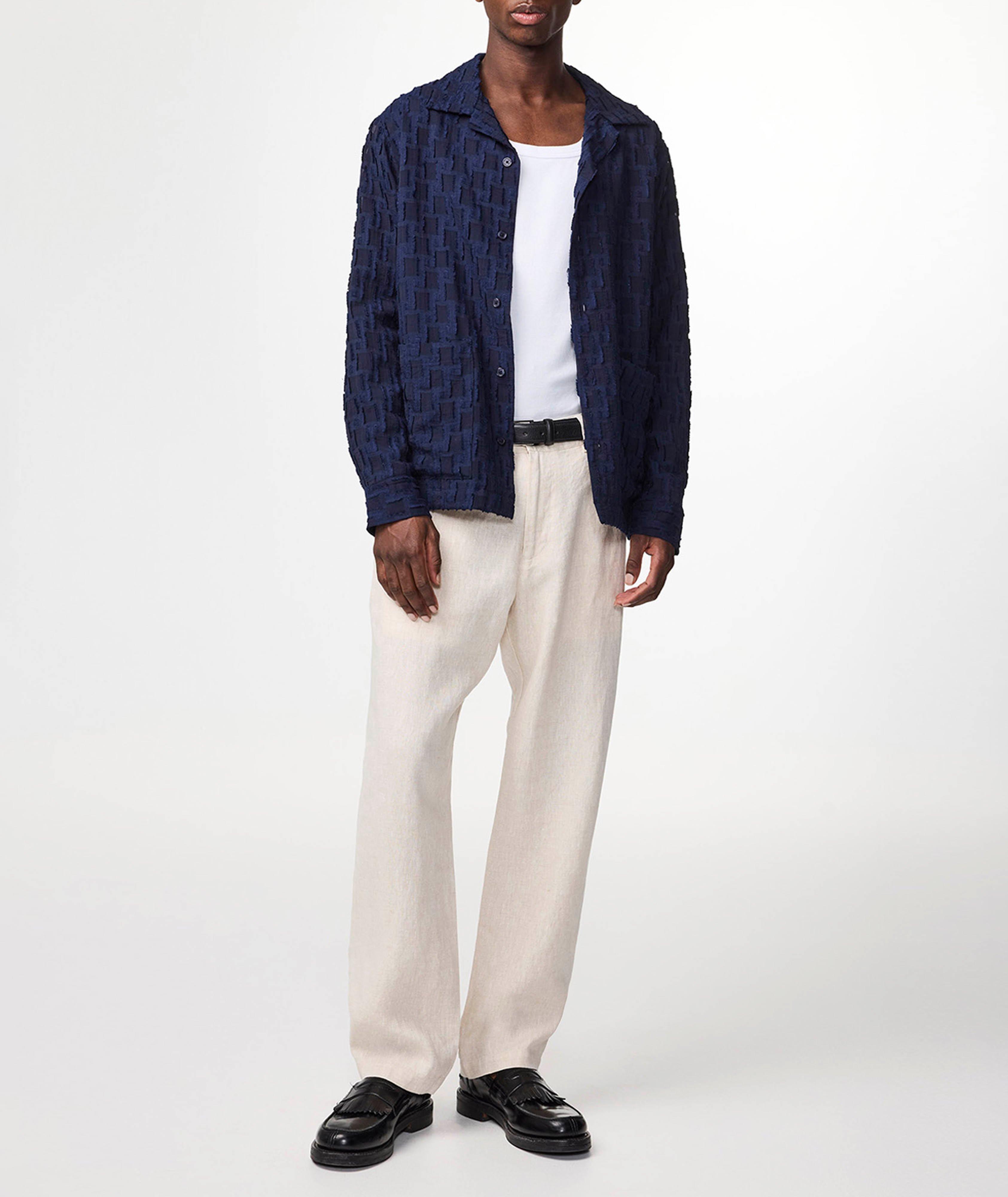 Hank Fil Coupé Jacquard Overshirt image 1
