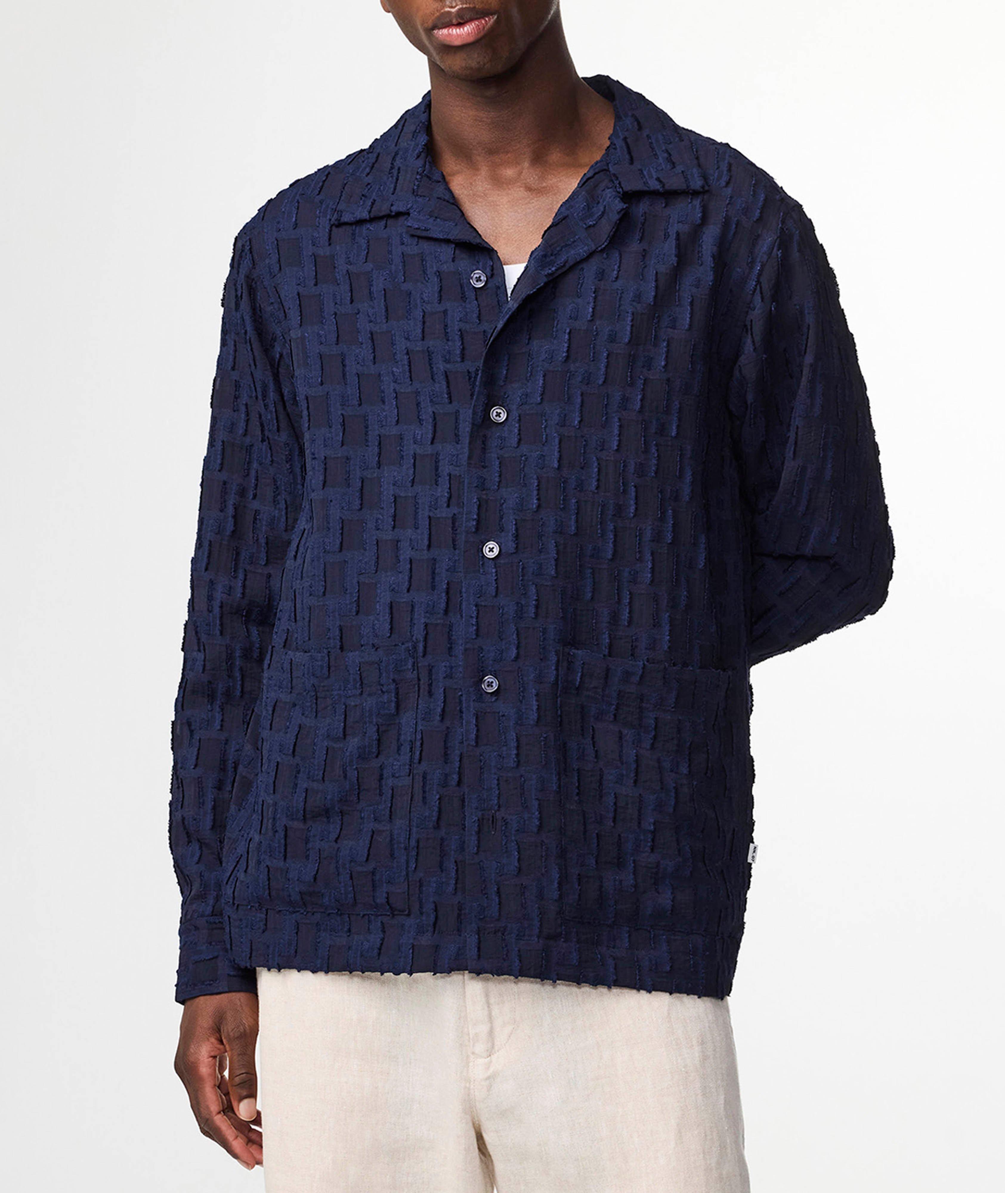 Hank Fil Coupé Jacquard Overshirt image 3