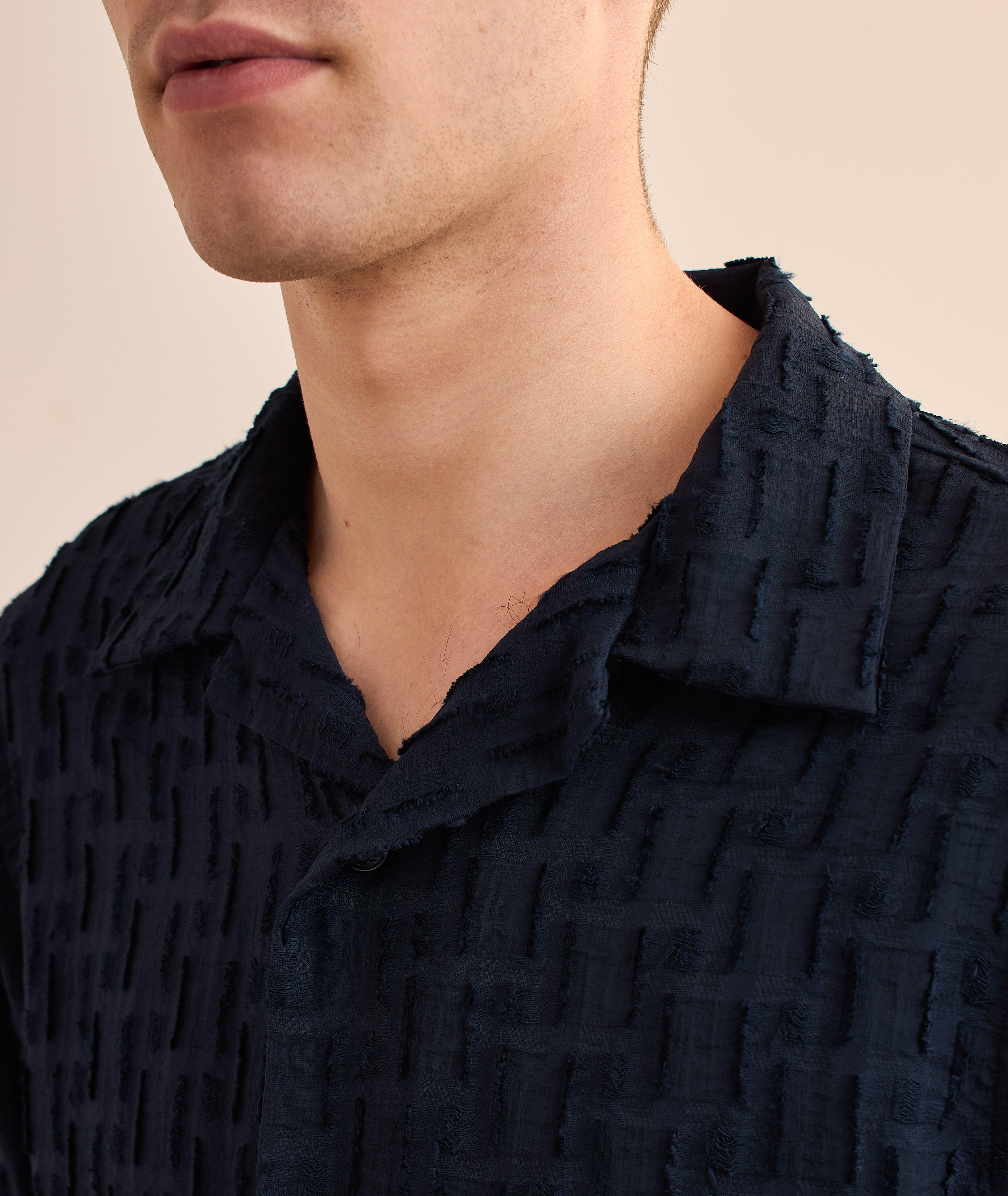 Hank Fil Coupé Jacquard Overshirt image 4
