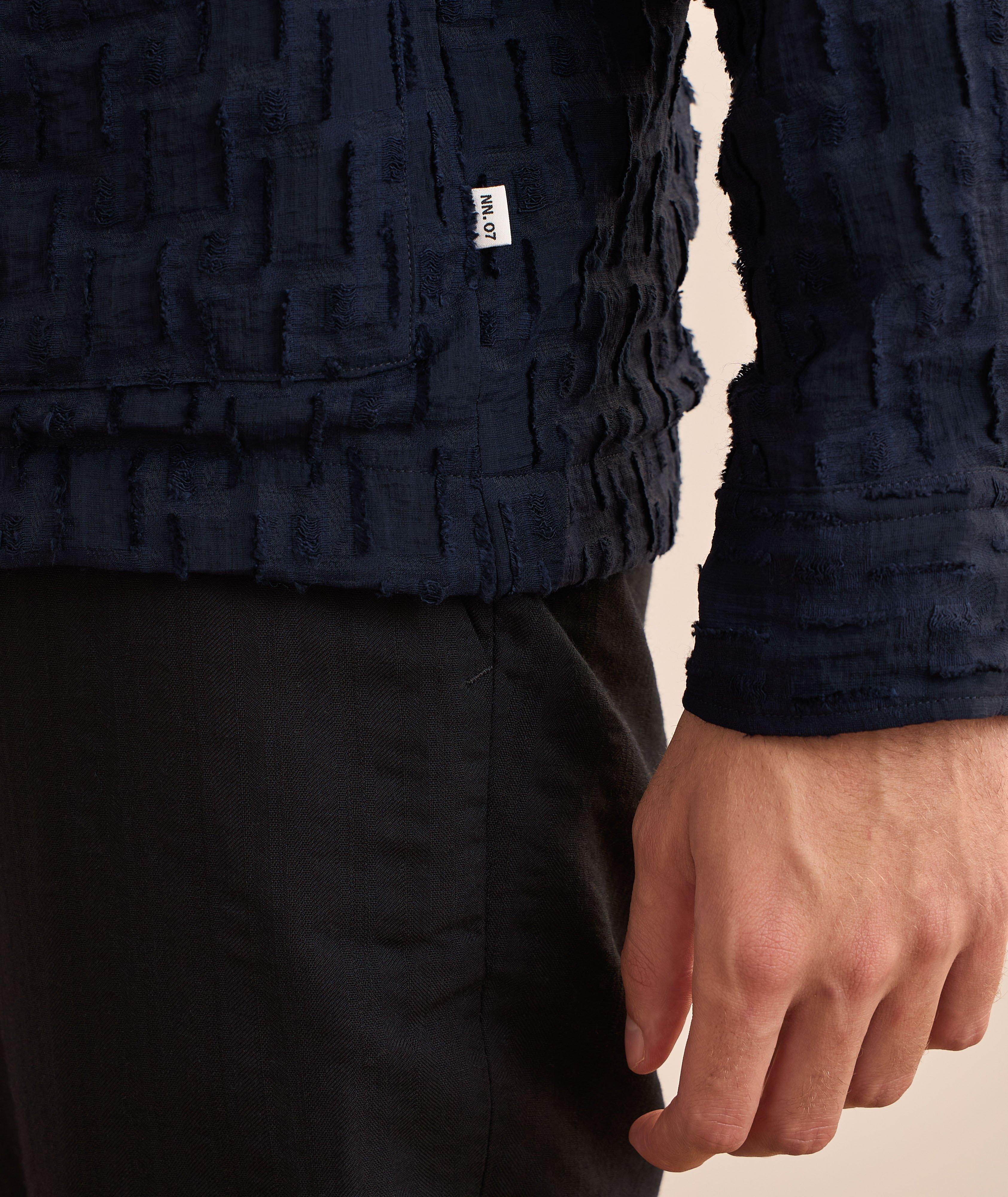 Hank Fil Coupé Jacquard Overshirt image 5