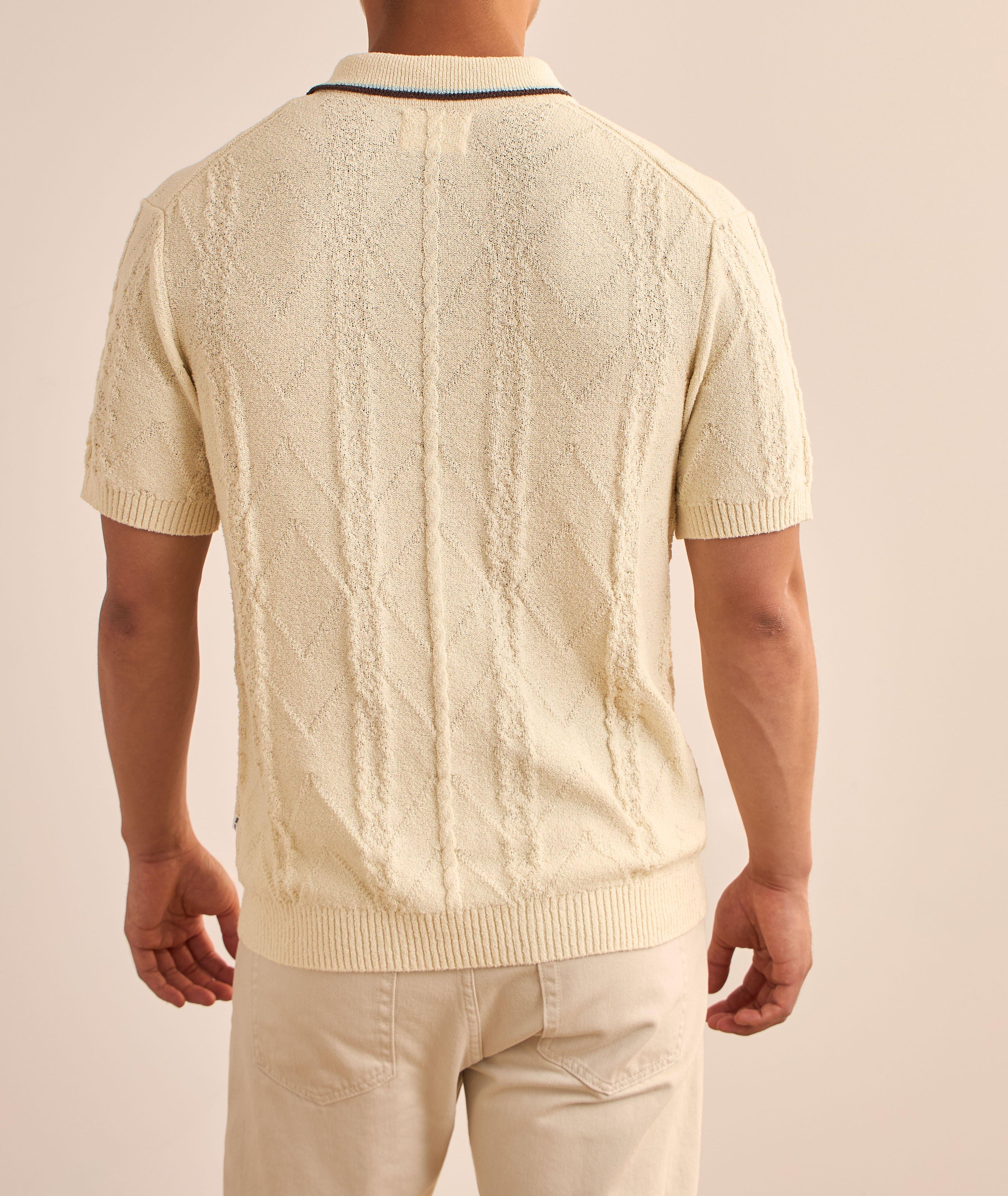 Gustav Argyle Half-Zip Polo  image 2