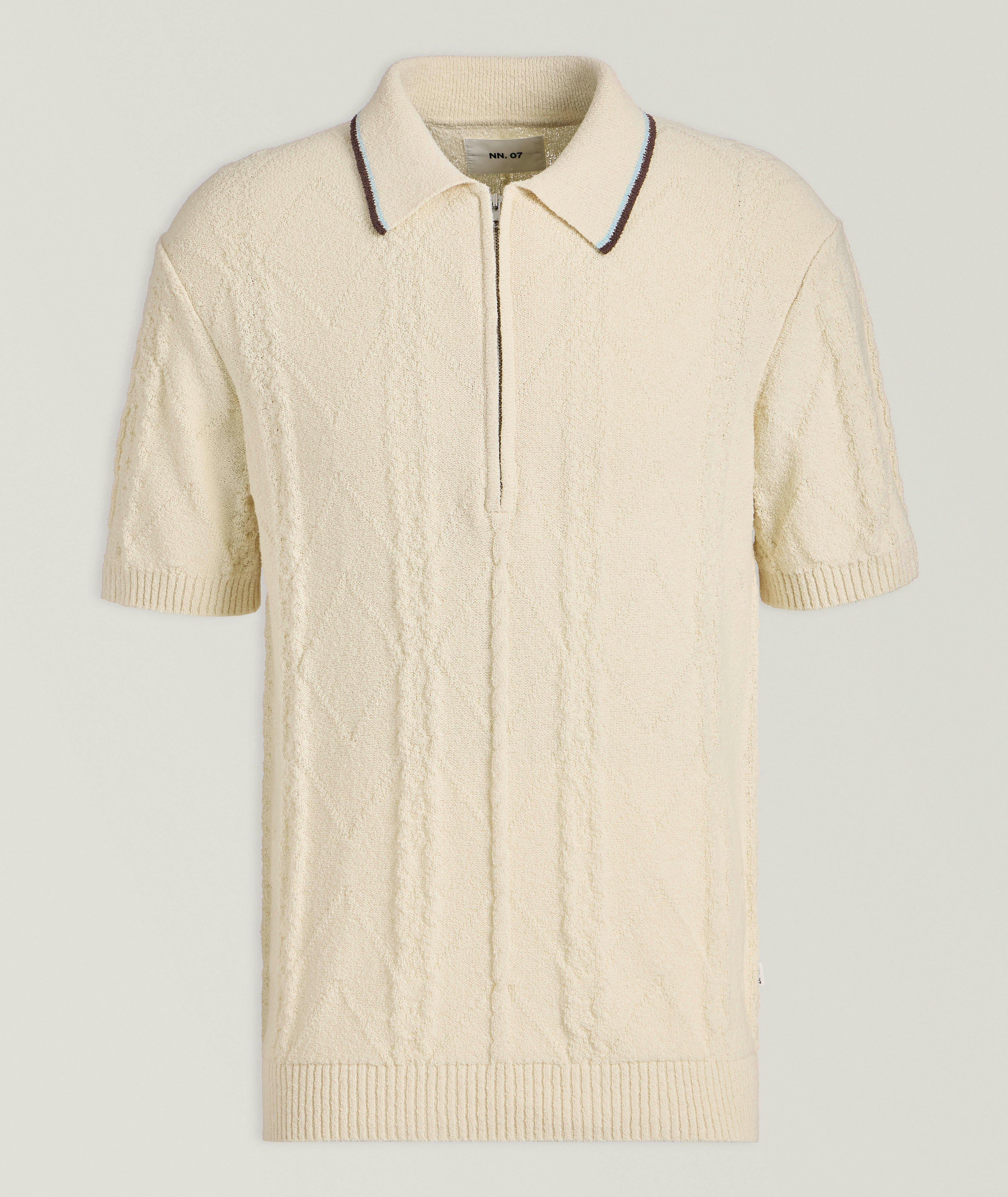 Gustav Argyle Half-Zip Polo  image 0