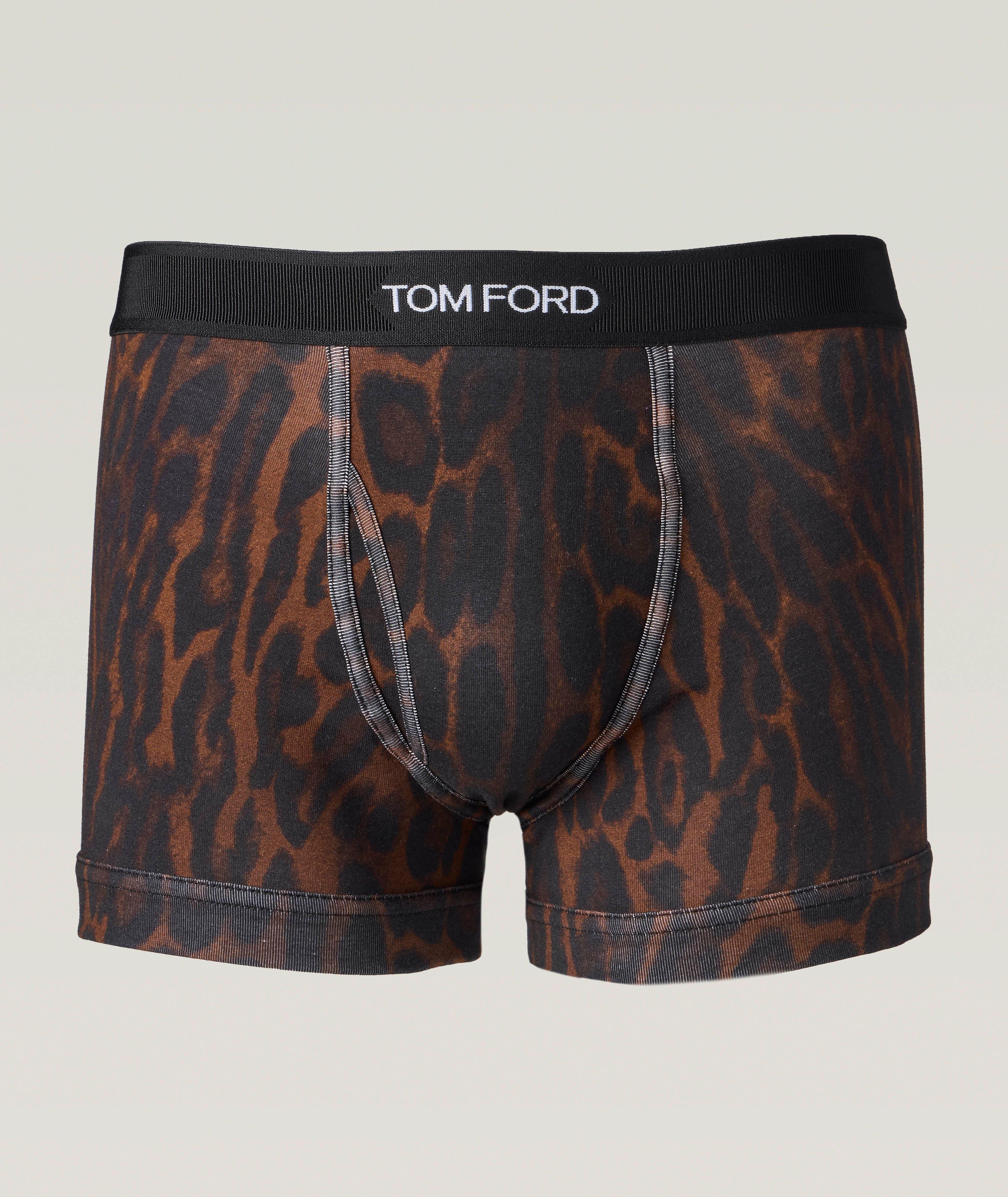 Ocelot-Print Jersey Boxer Brief image 0