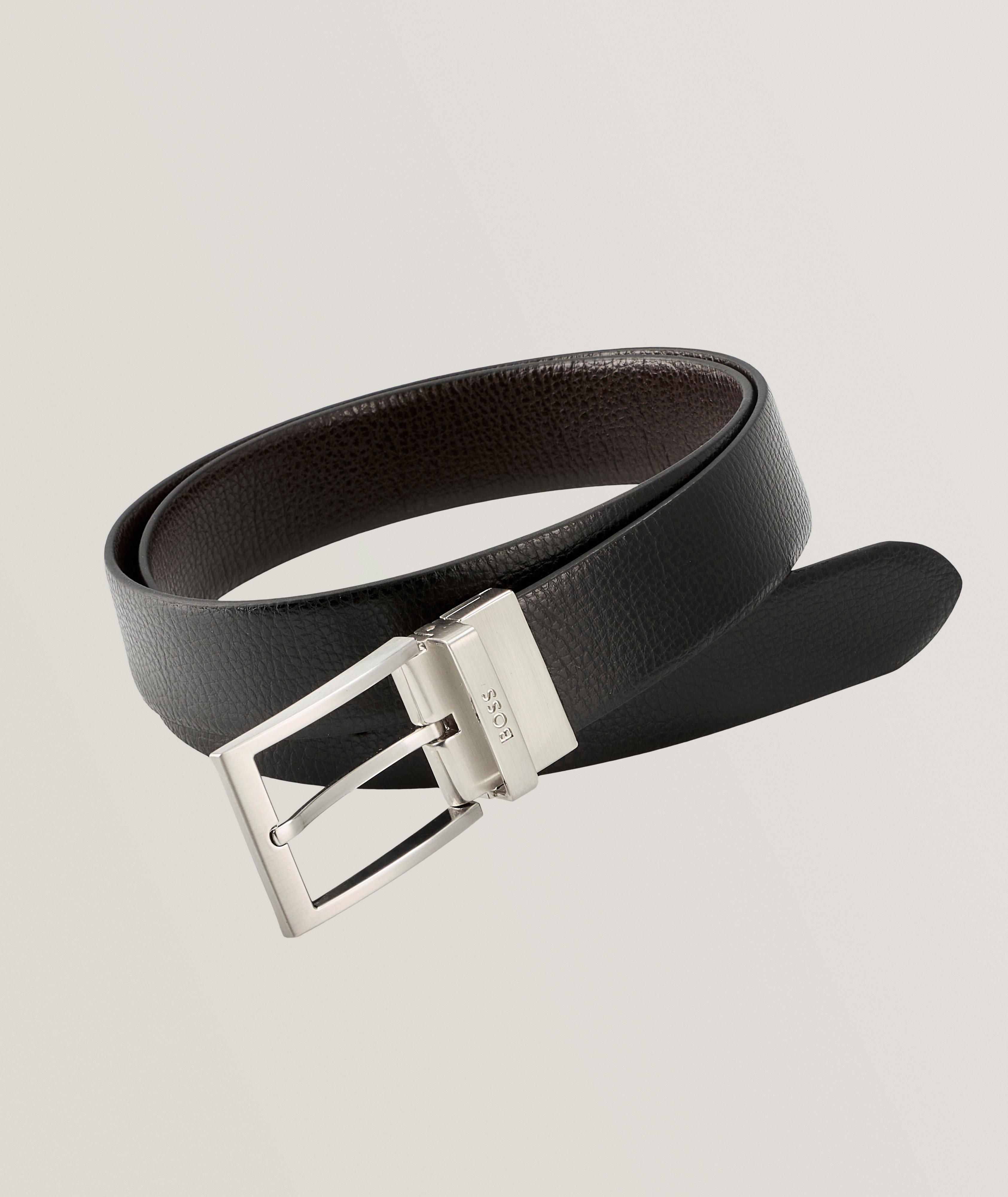 Ceinture Ollie réversible en cuir grenu image 0