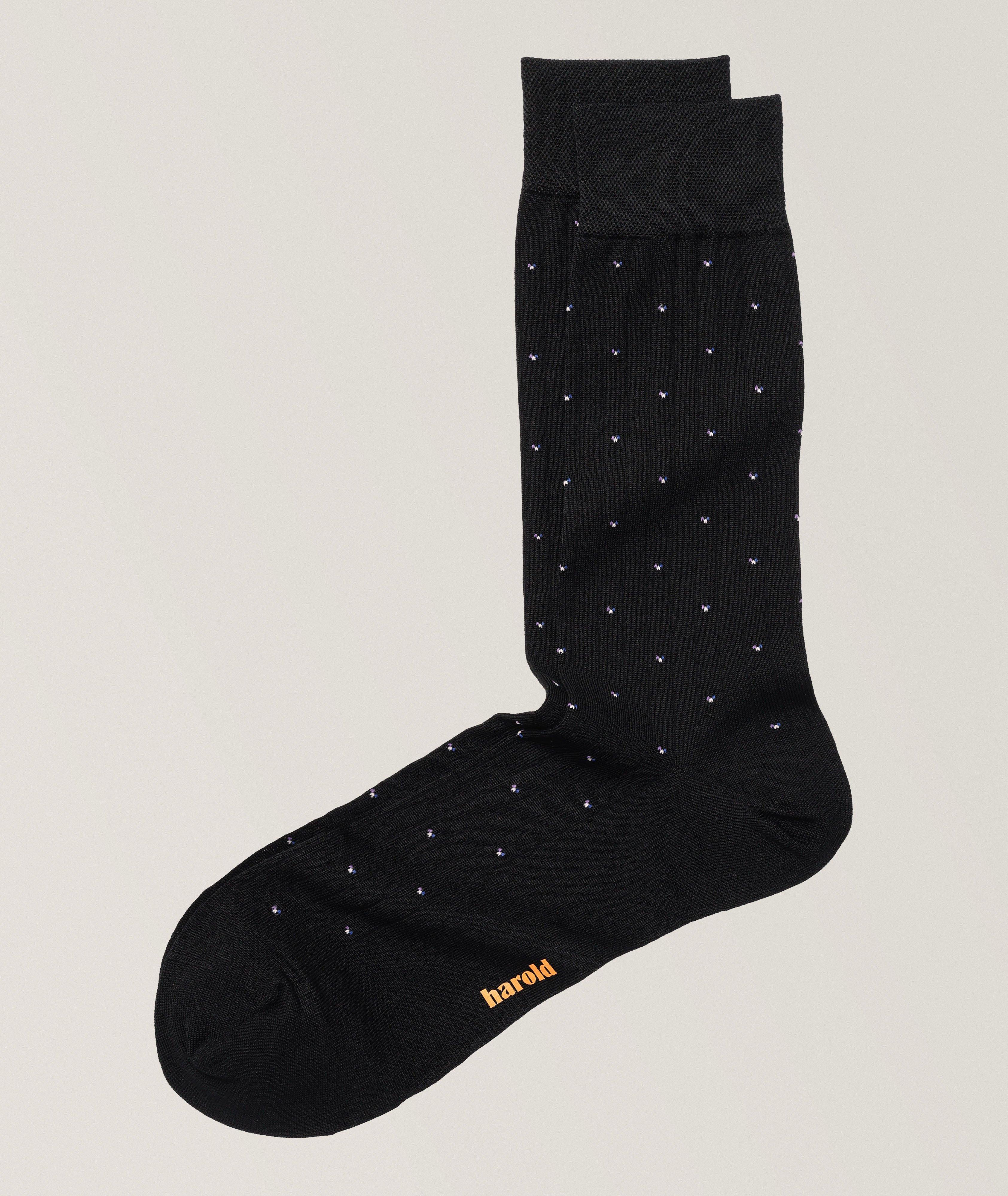 Three Dots Stretch-Cotton Socks  image 0