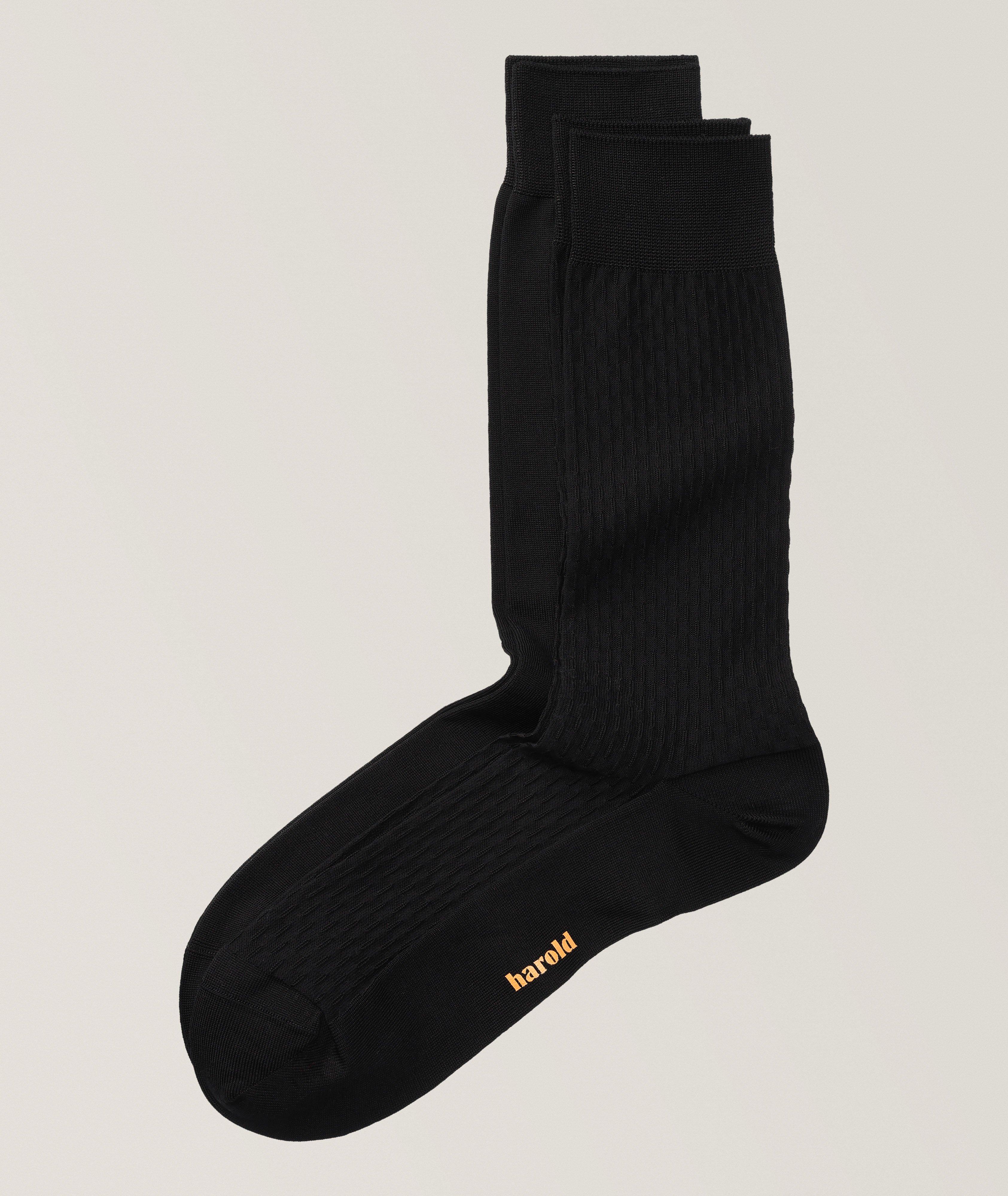 Ensemble de deux paires de chaussettes en mélange de coton image 0