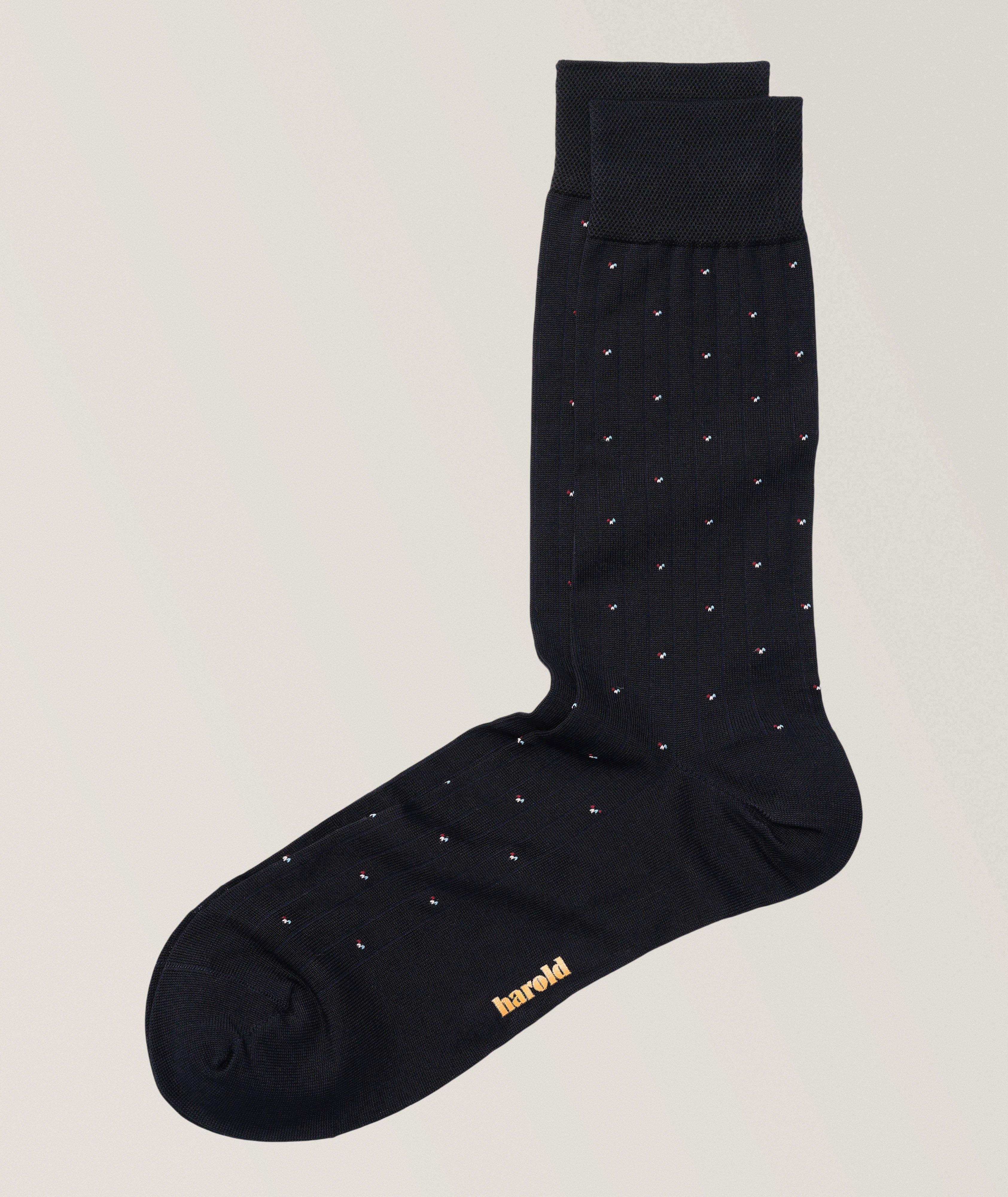 Three Dots Stretch-Cotton Socks  image 0