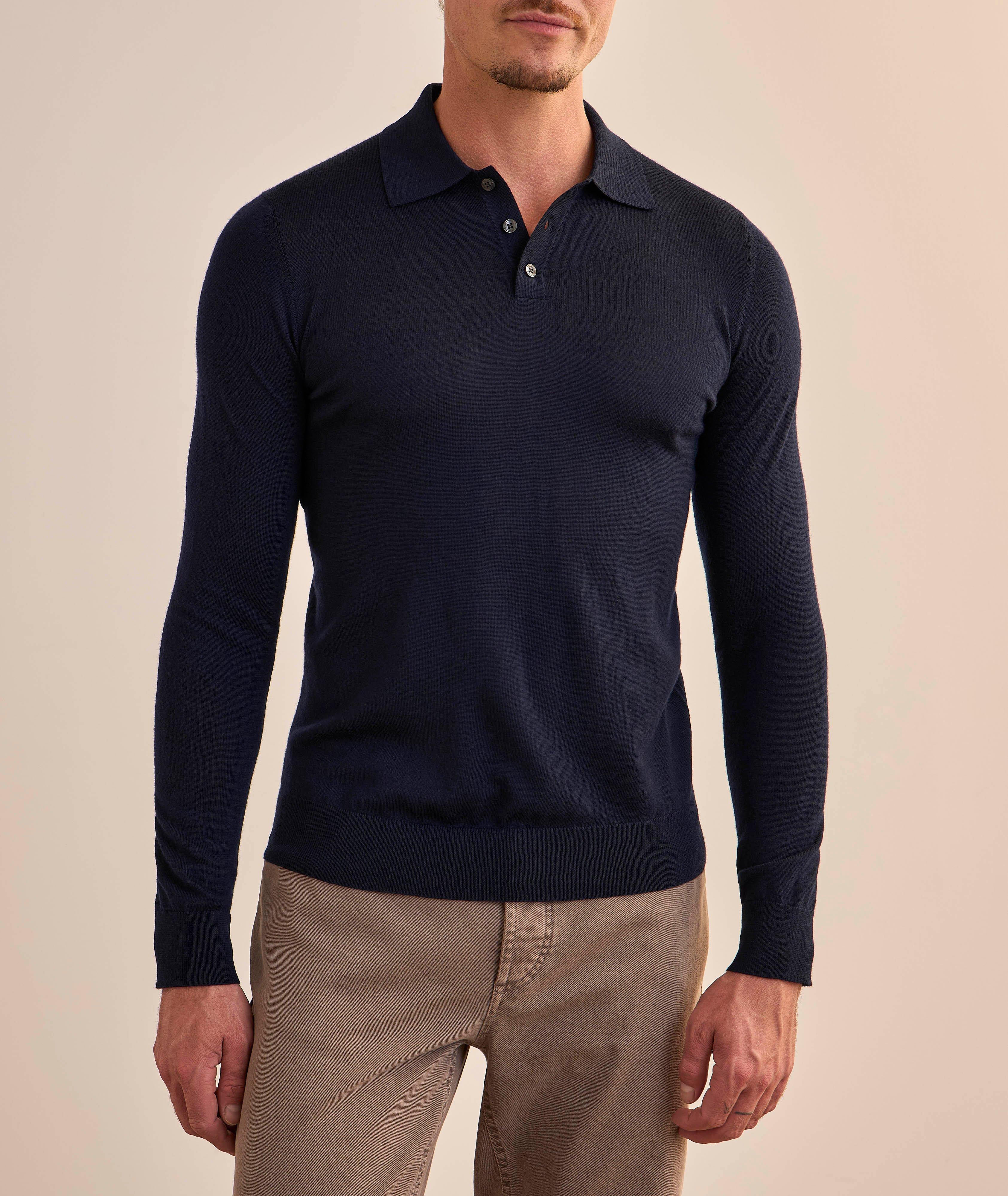 Extrafine Merino Wool Polo image 1