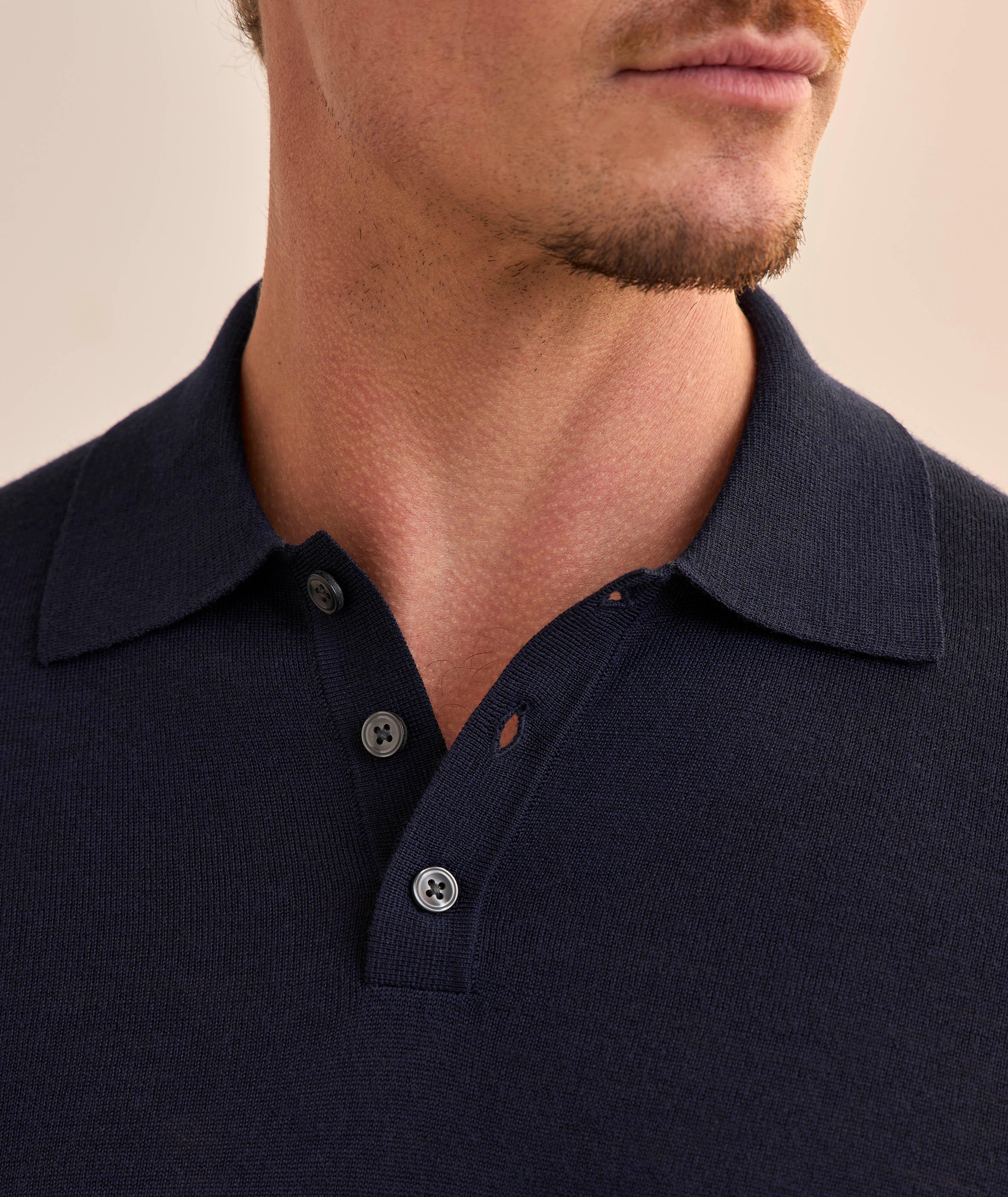 Extrafine Merino Wool Polo image 3