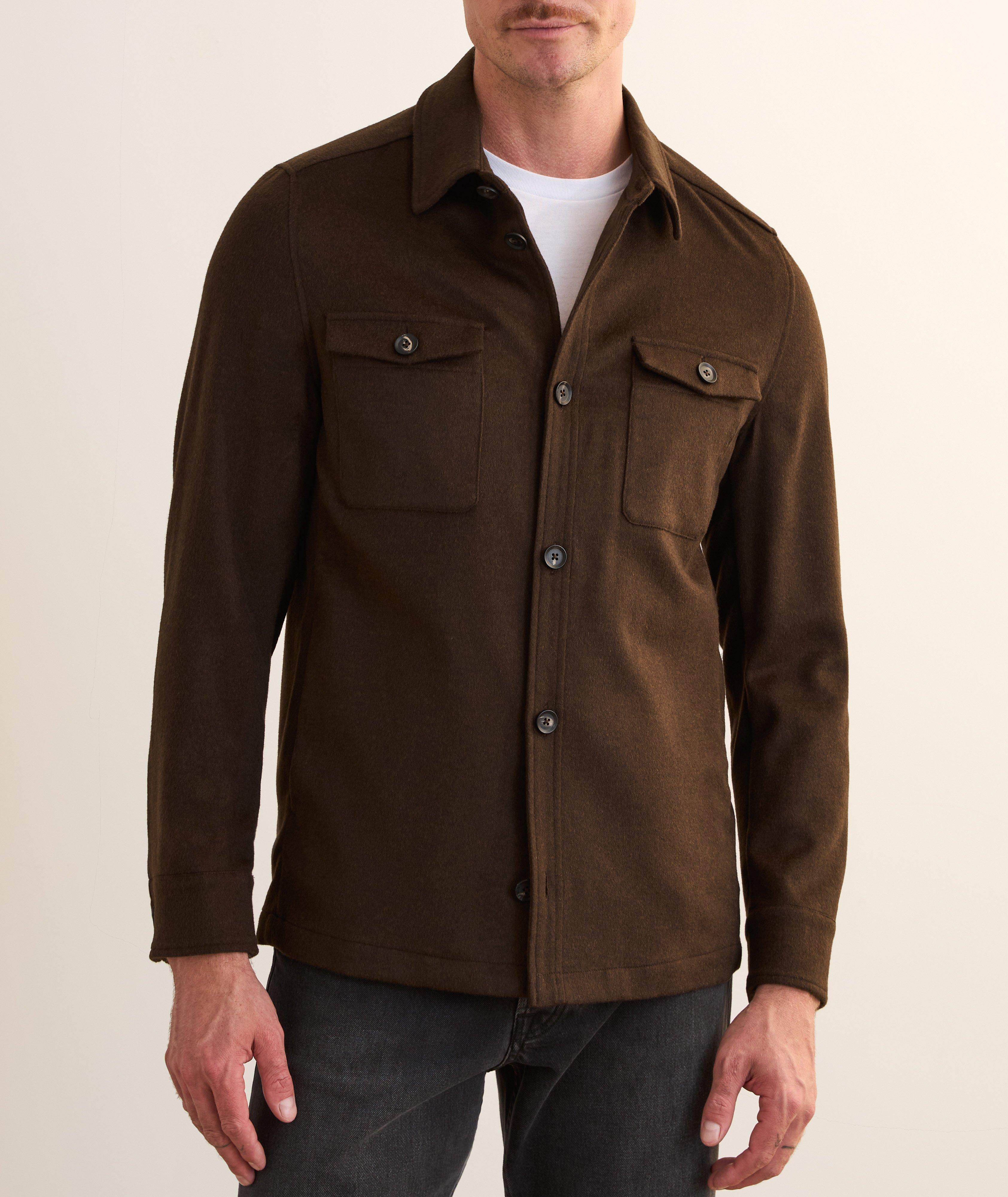 Wool-Silk Shirt Jacket image 1