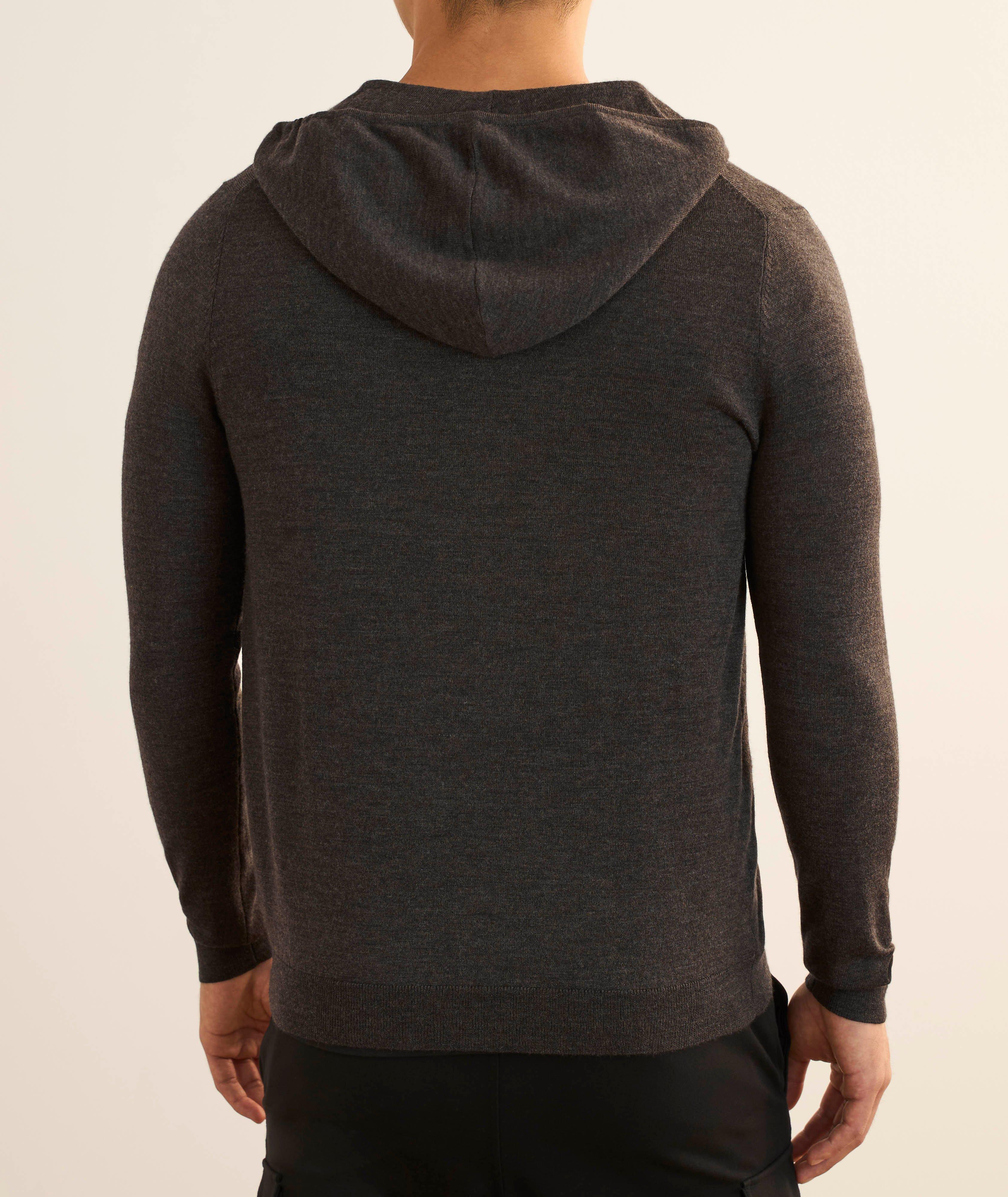 Extrafine Merino Full-Zip Hooded Sweater image 2
