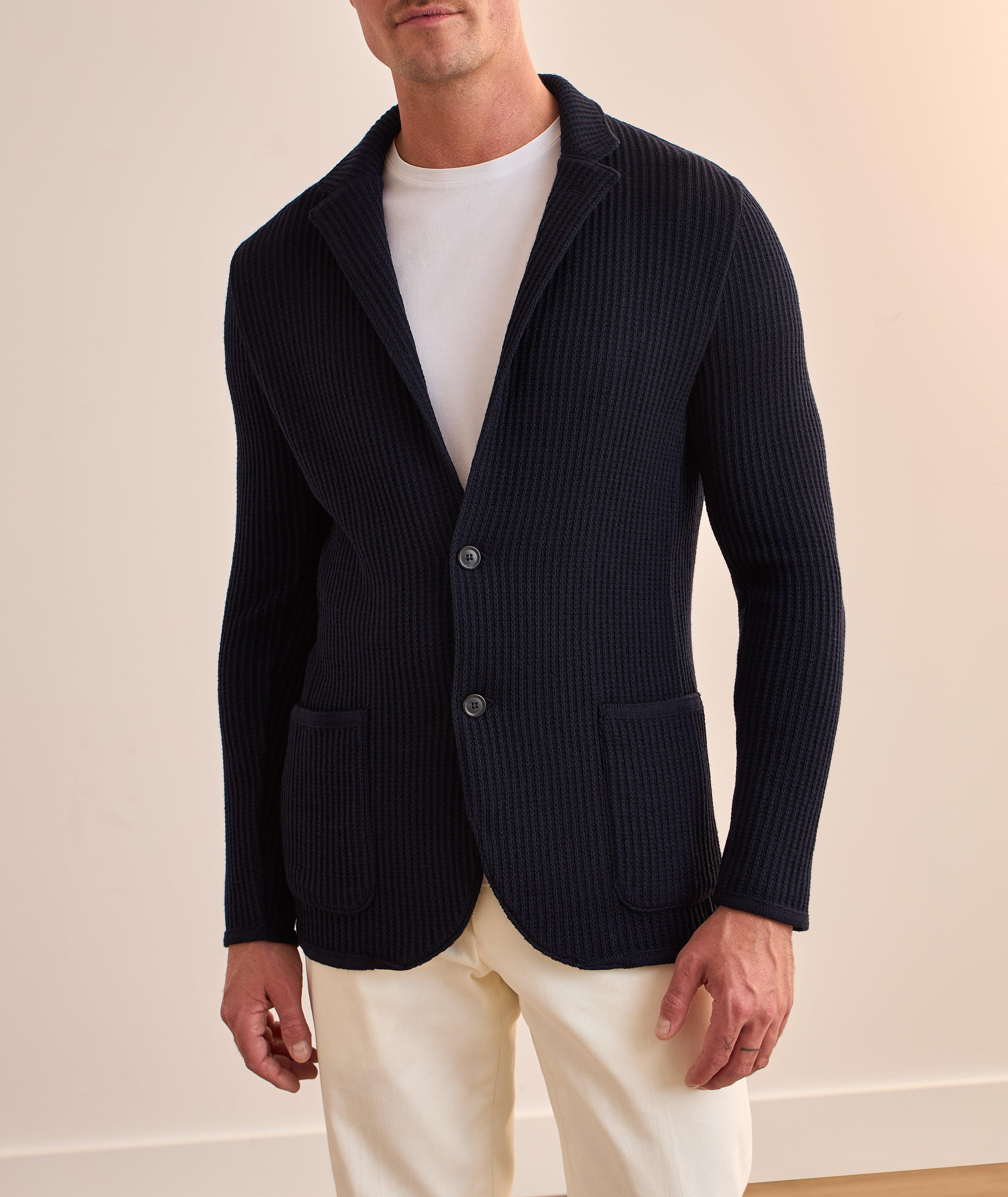 Cardigan extrafine à point de chaînette image 1