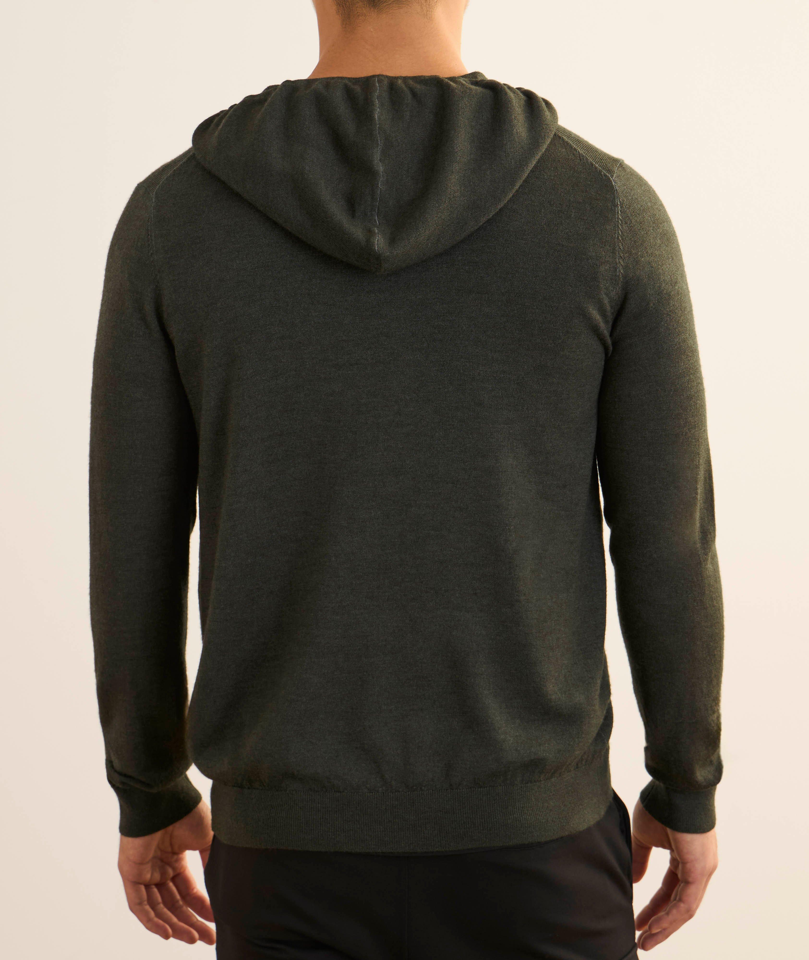 Pull à capuche zippé extra-fin image 2