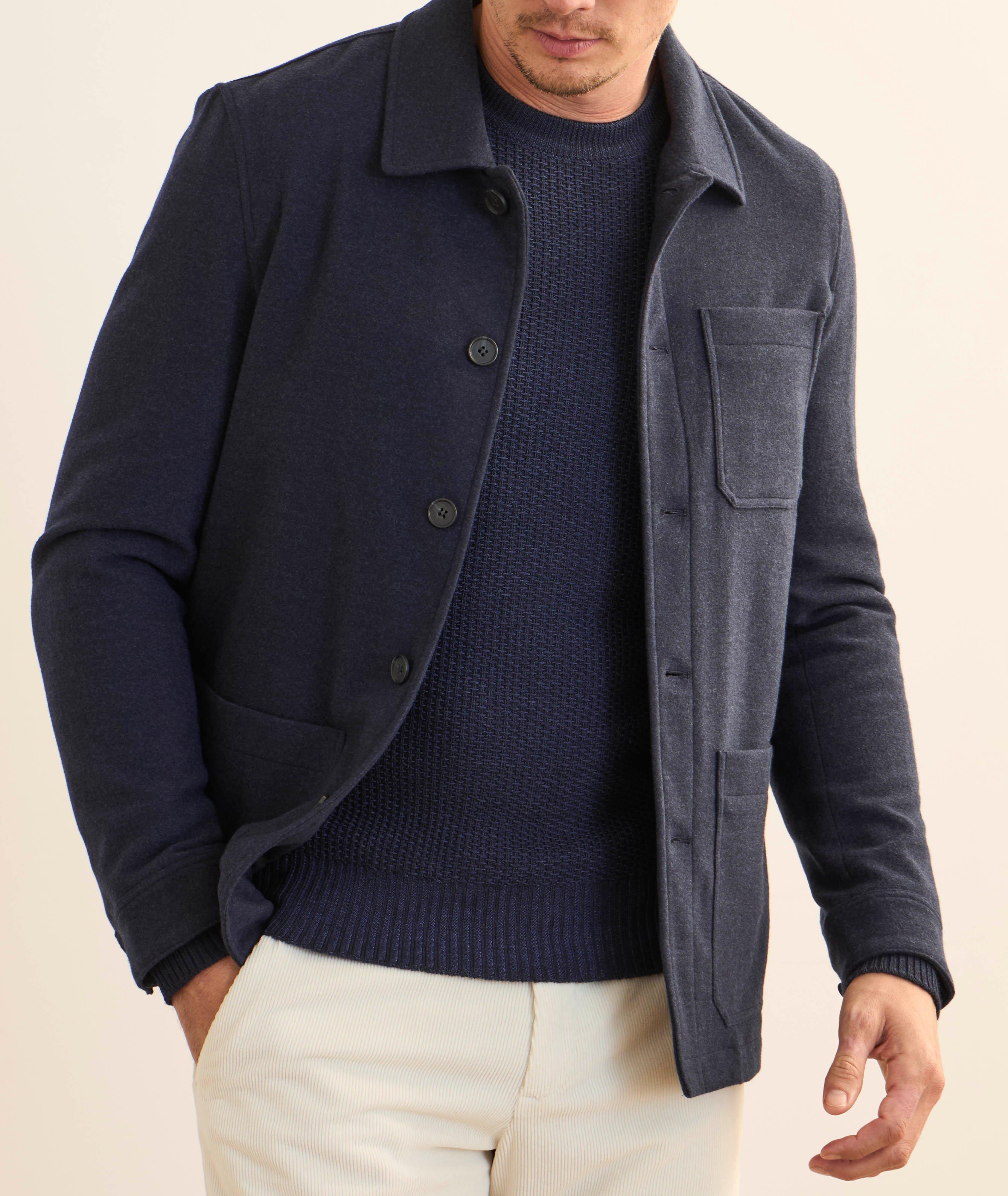 Virgin Wool Shirt Jacket image 1