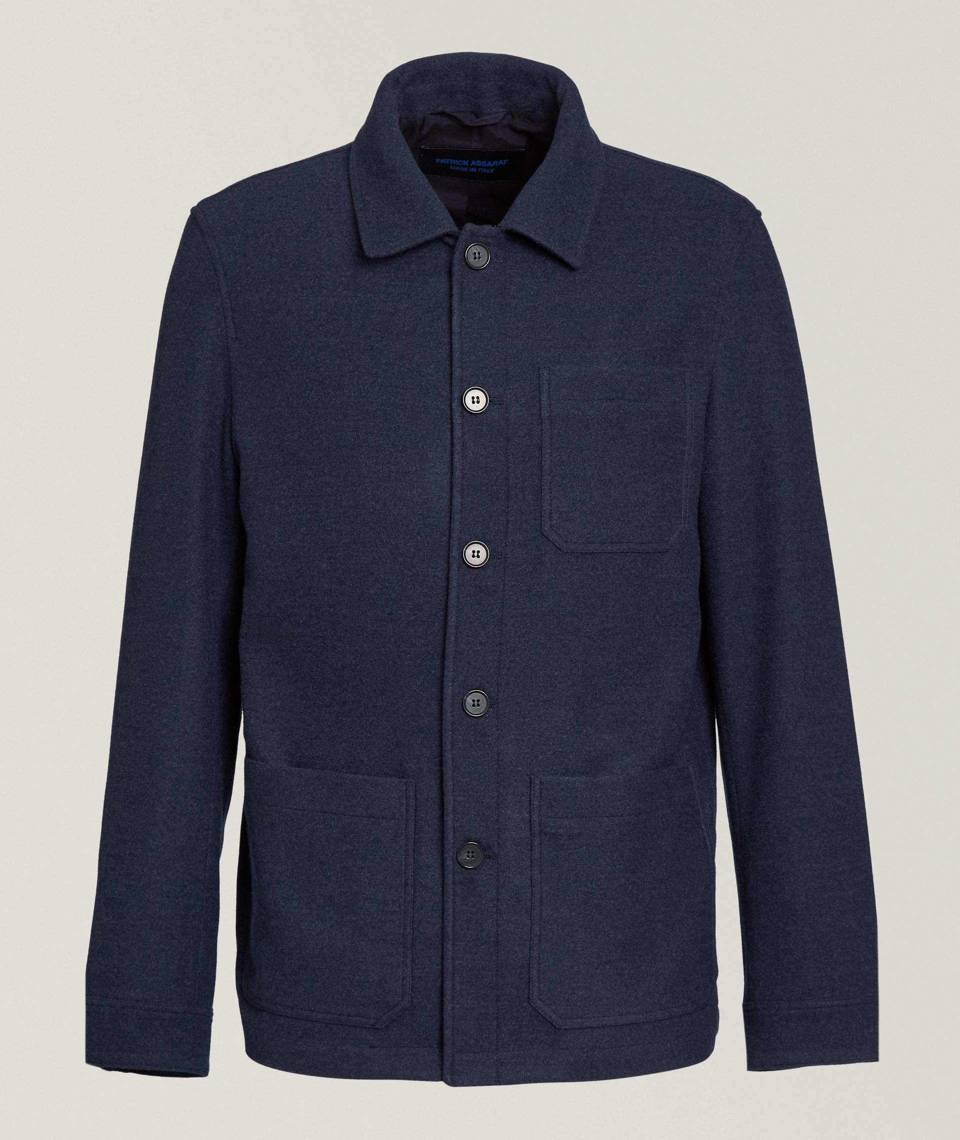 Virgin Wool Shirt Jacket image 0