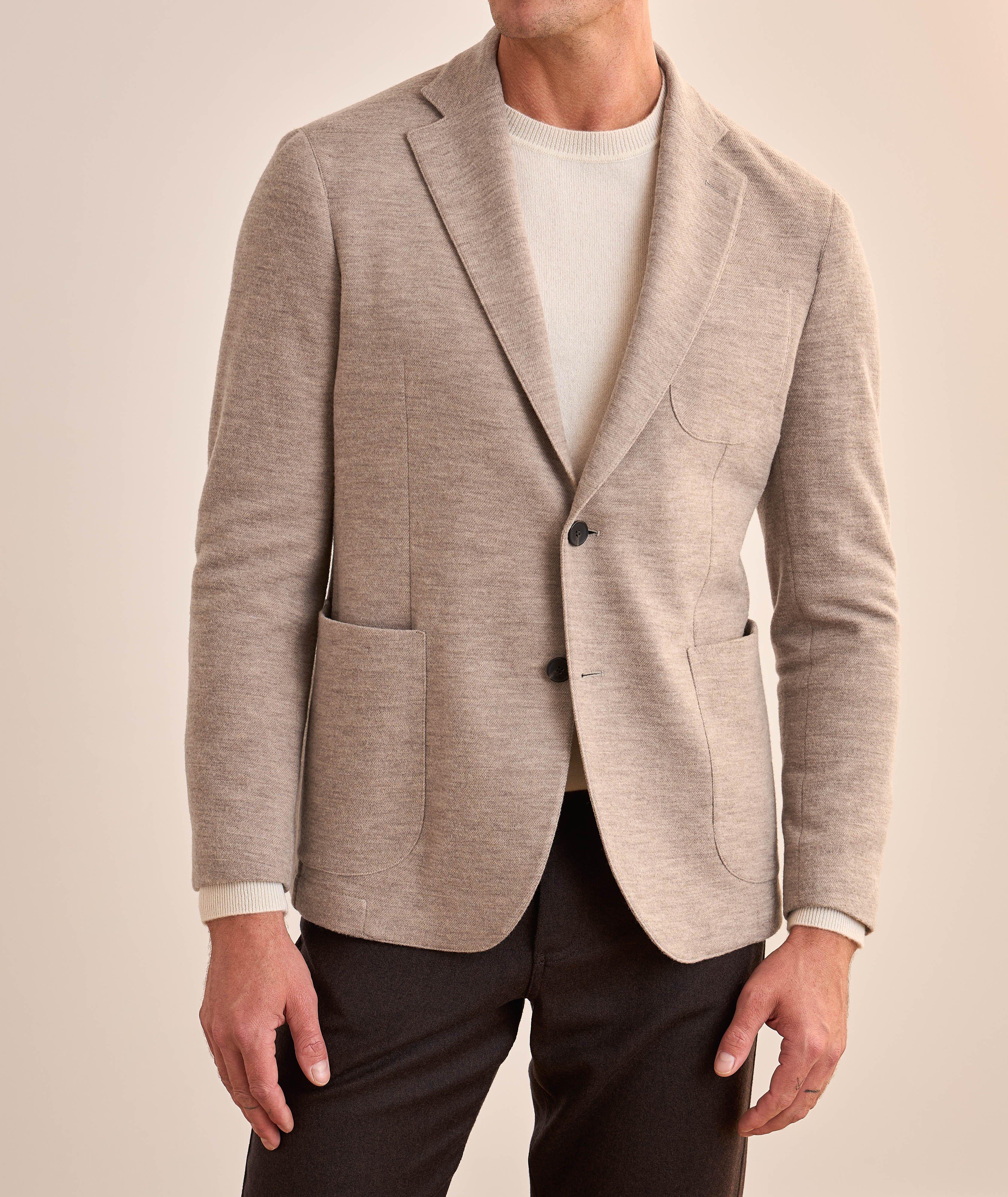 Veston en tricot double face image 1