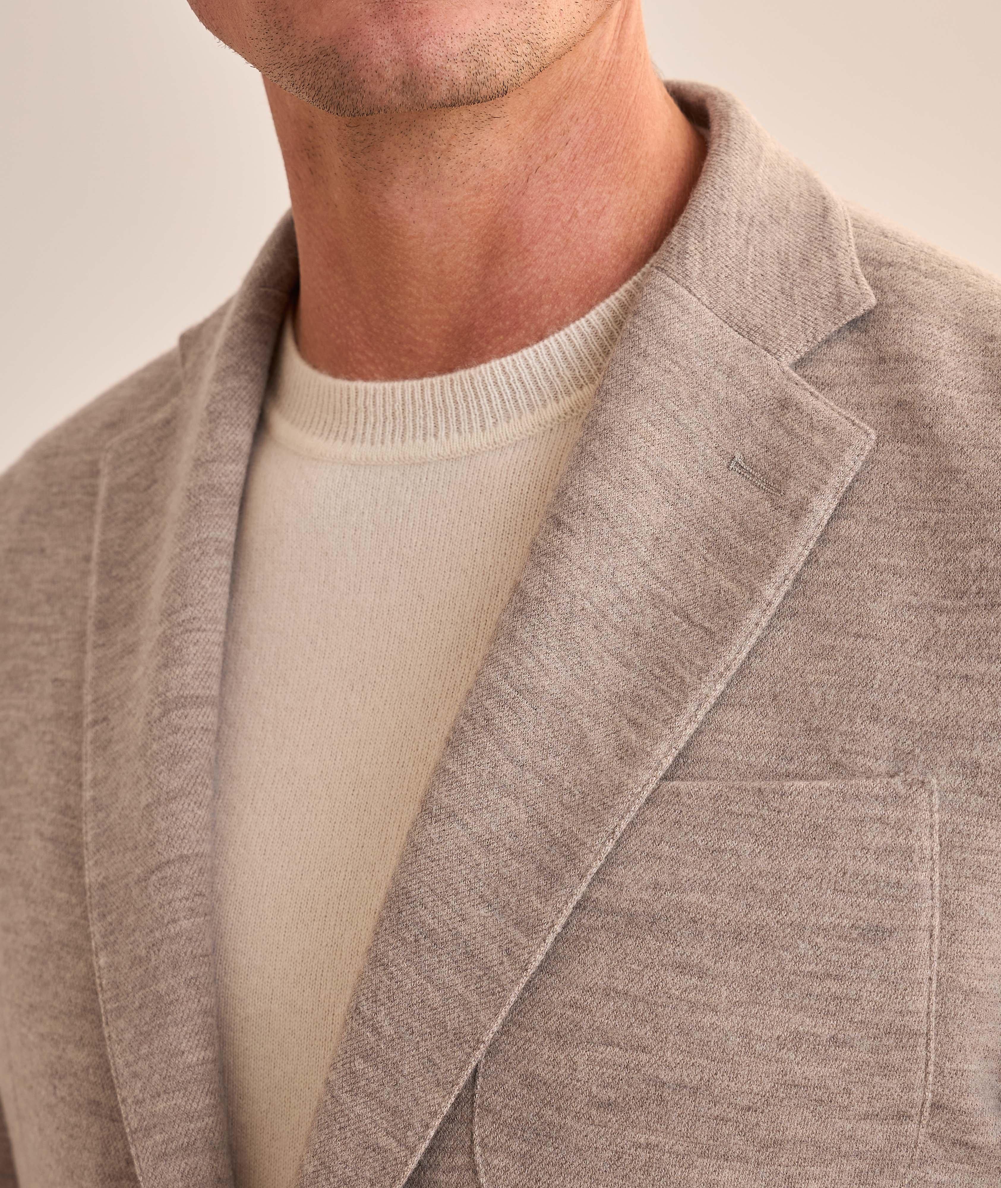 Veston en tricot double face image 3