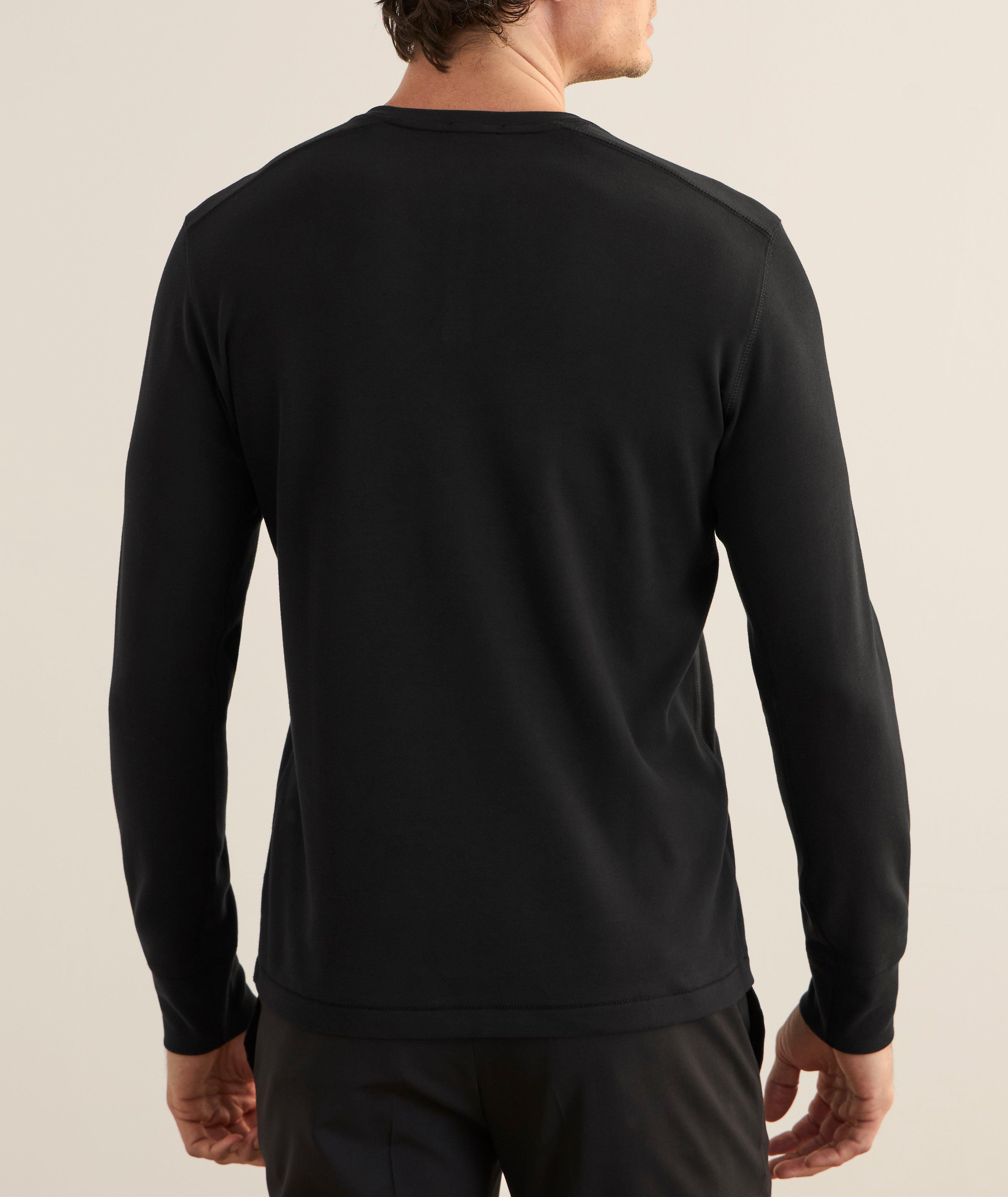 Stretch-Pima Cotton Henley image 2