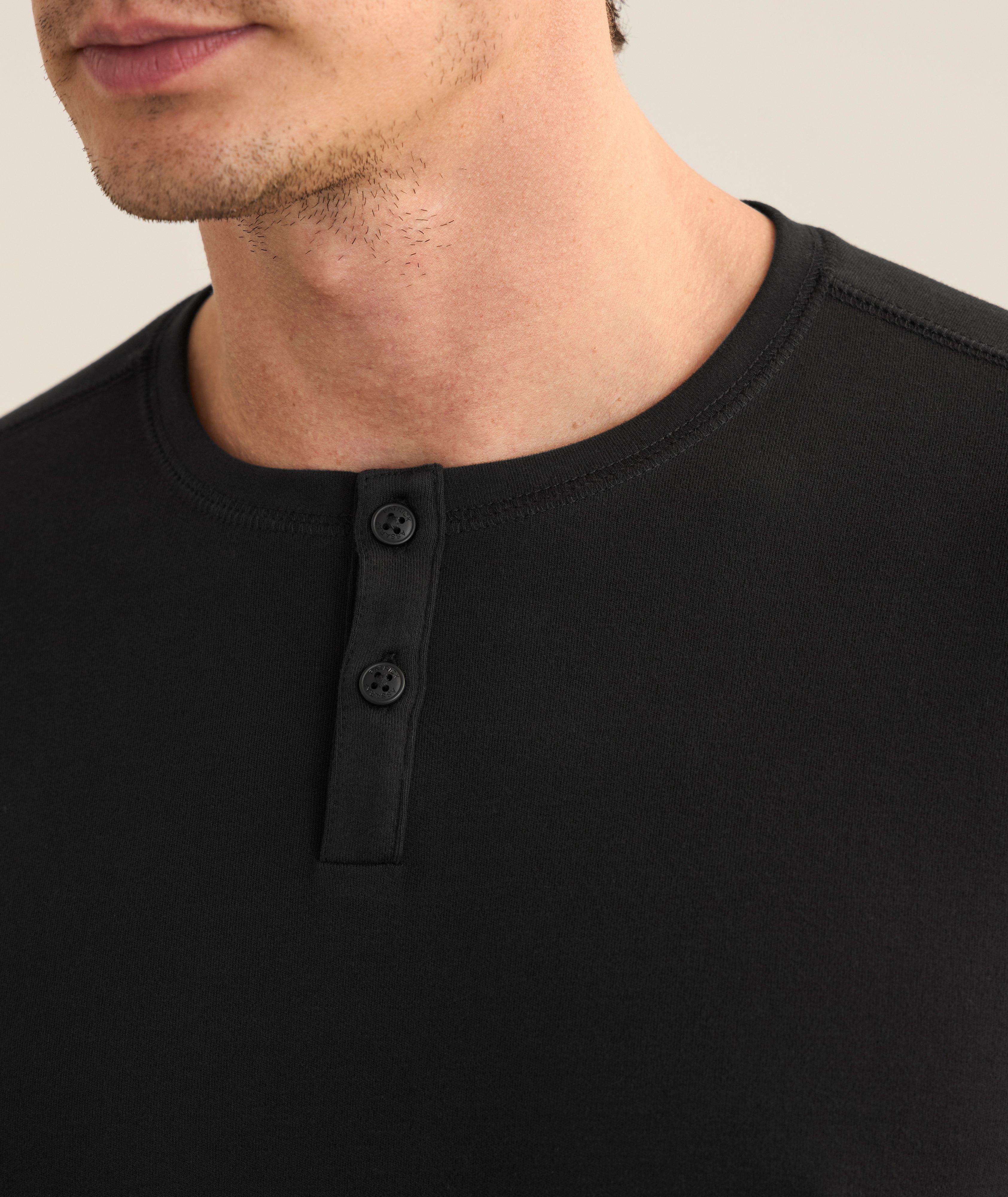 Stretch-Pima Cotton Henley image 3