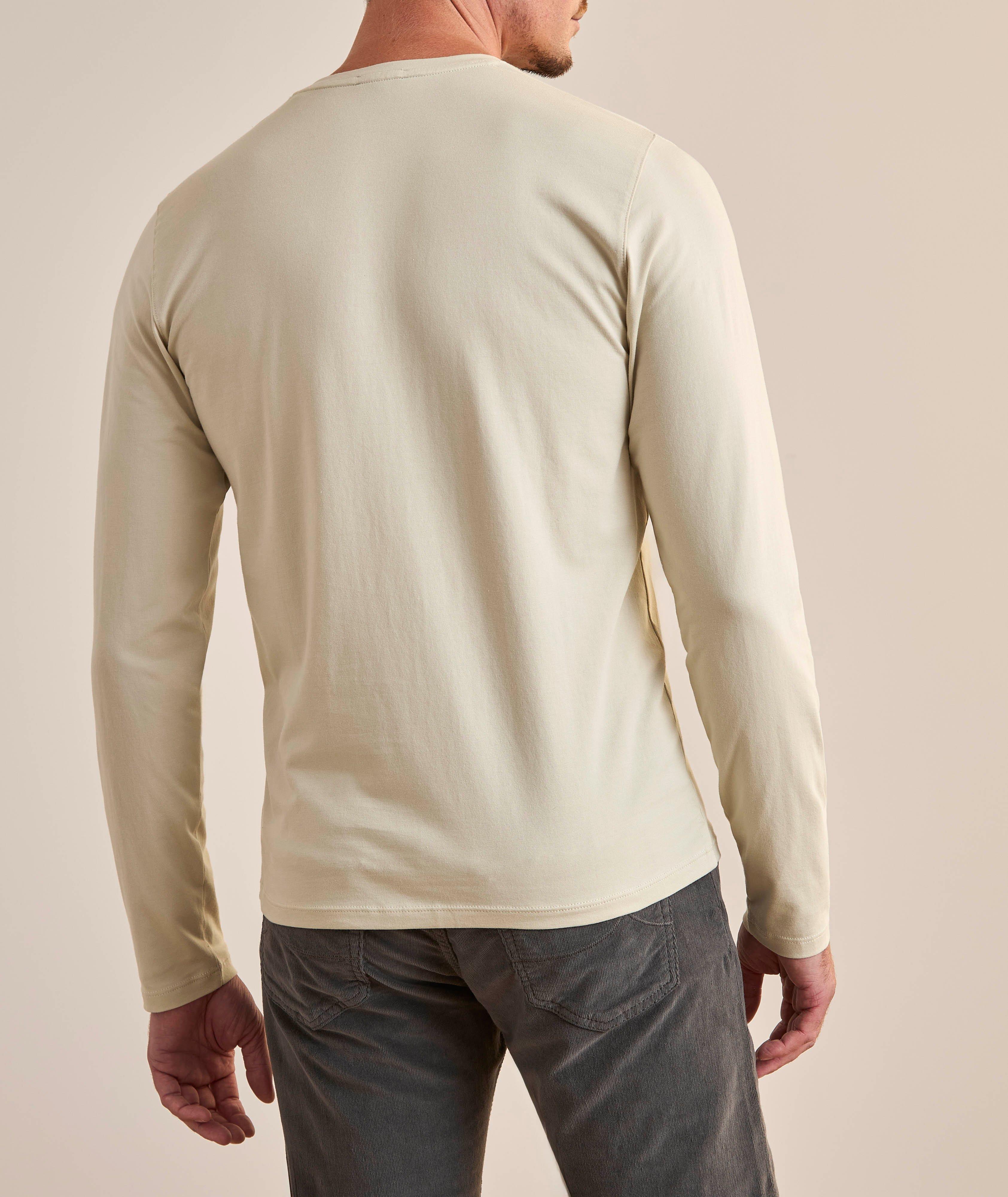 Stretch-Pima Cotton Henley image 2