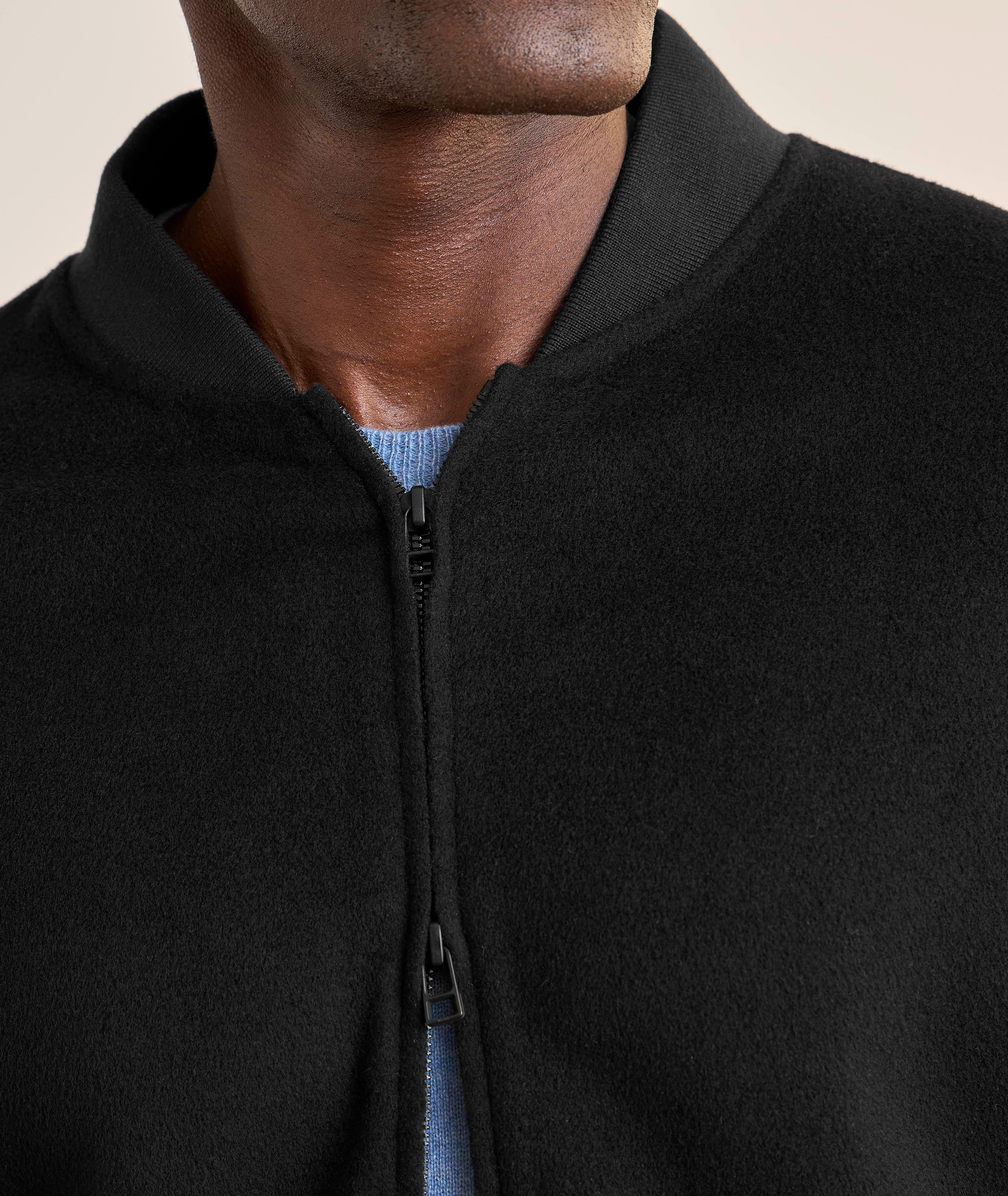 Blouson en laine et en soie image 3