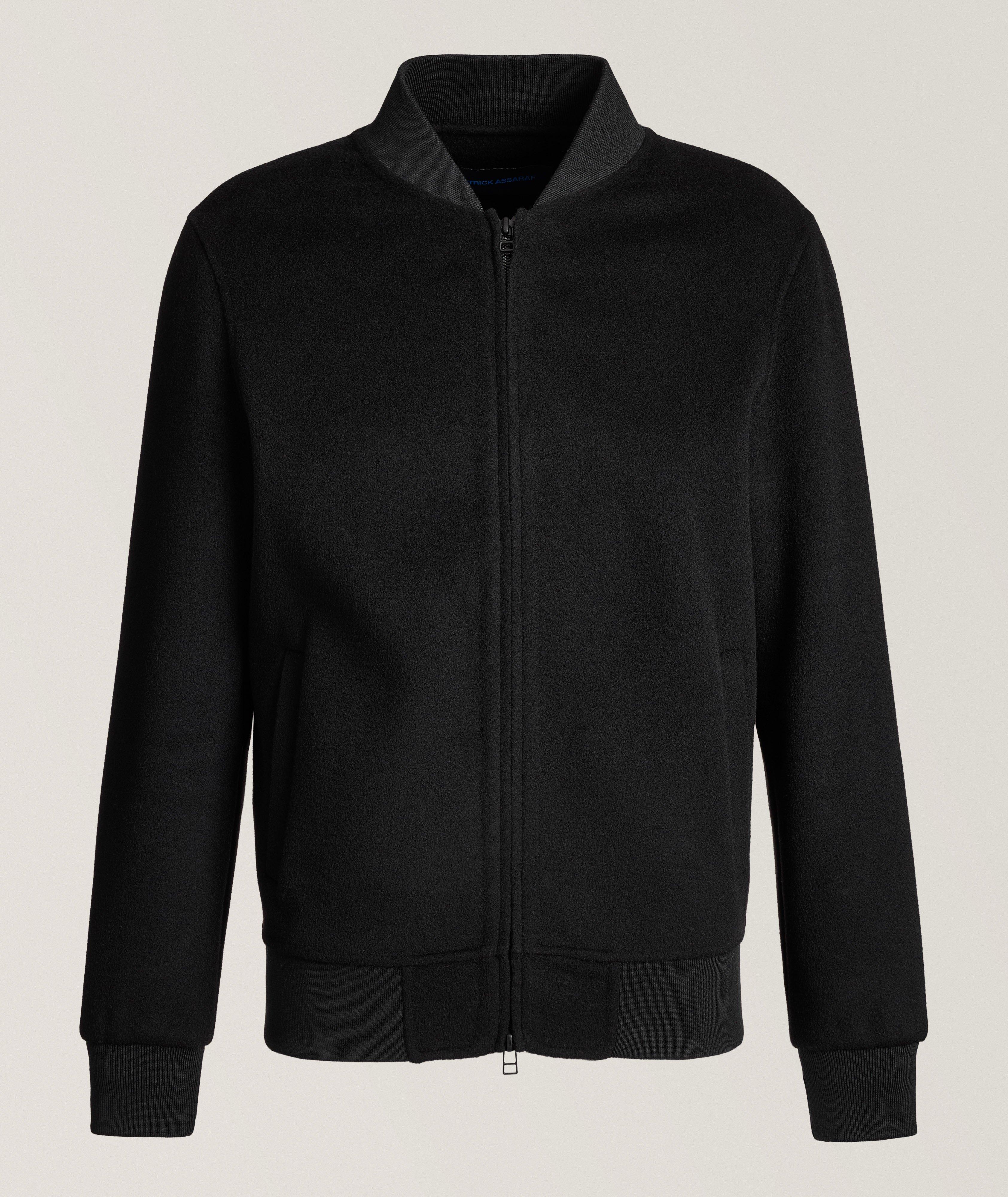 Blouson en laine et en soie image 0