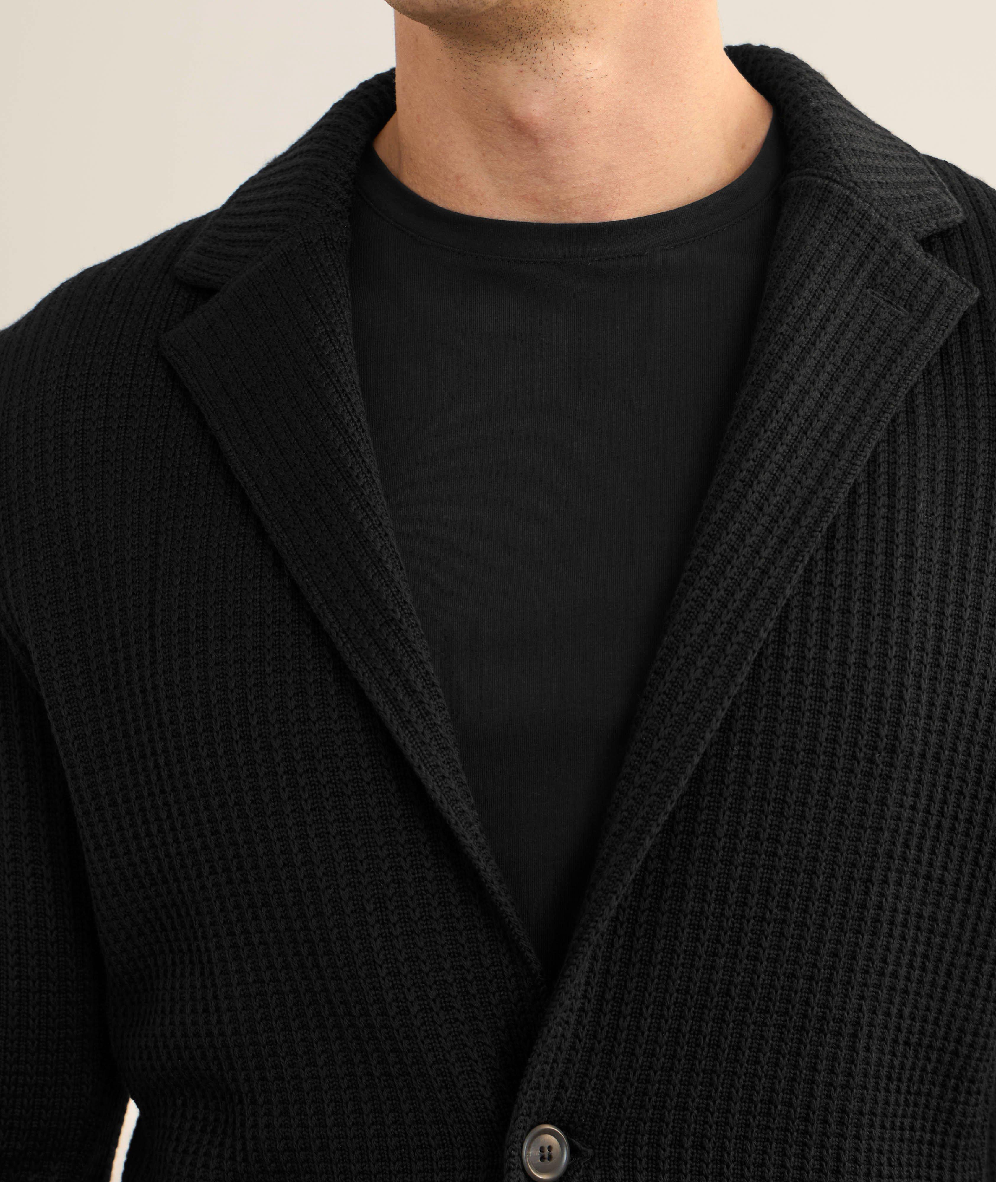 Cardigan en maille texturée à mailles chaînées image 3