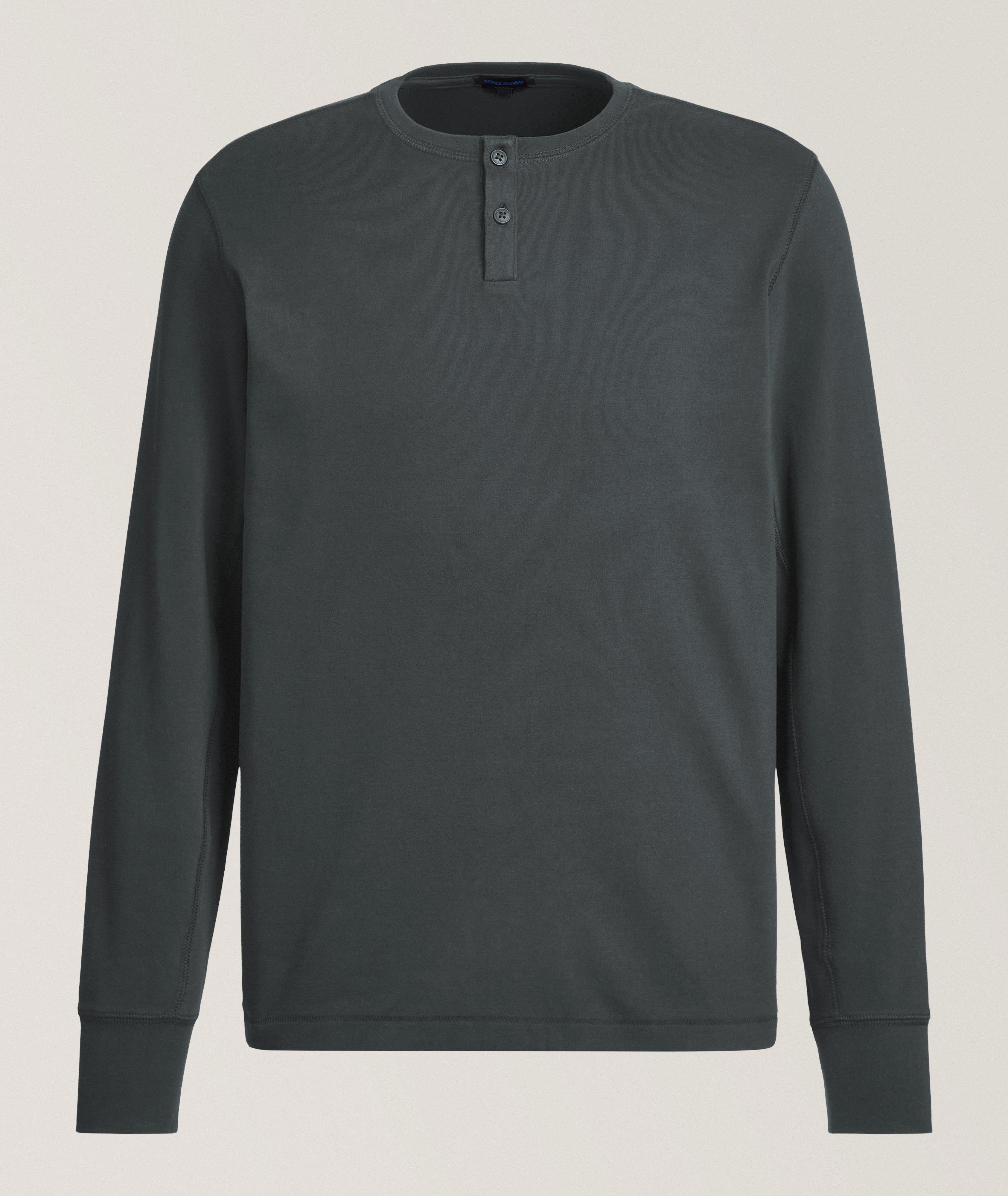 Henley en coton Pima extensible image 0