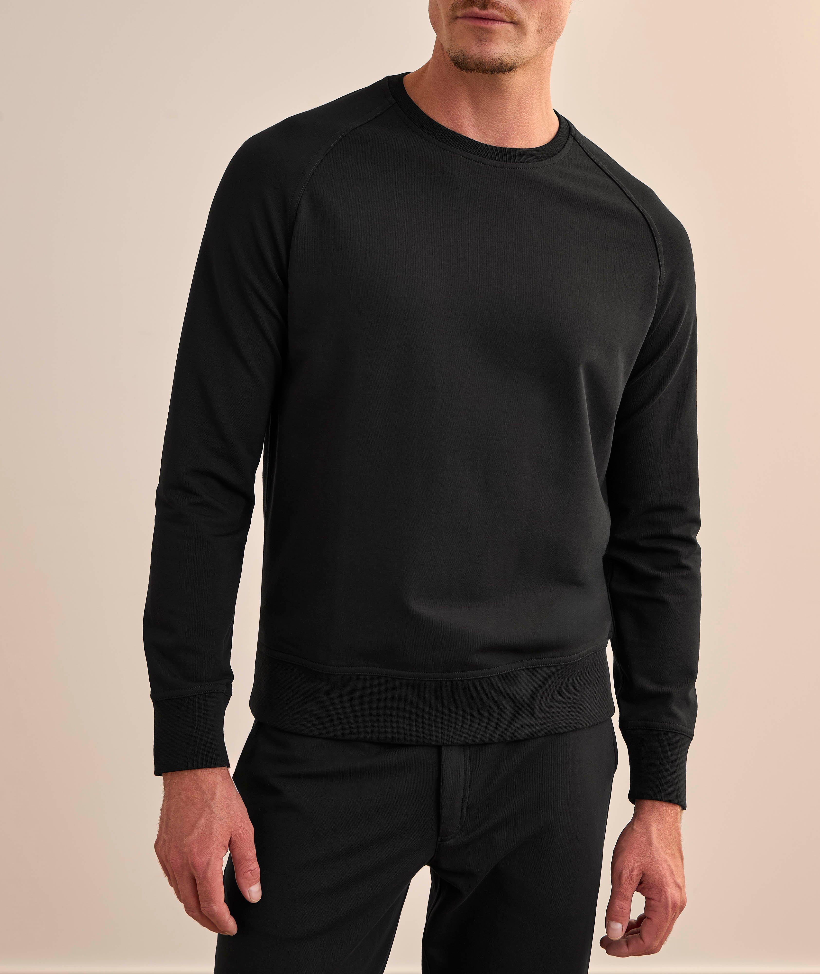 Stretch-Pima Cotton Raglan Sweatshirt  image 1