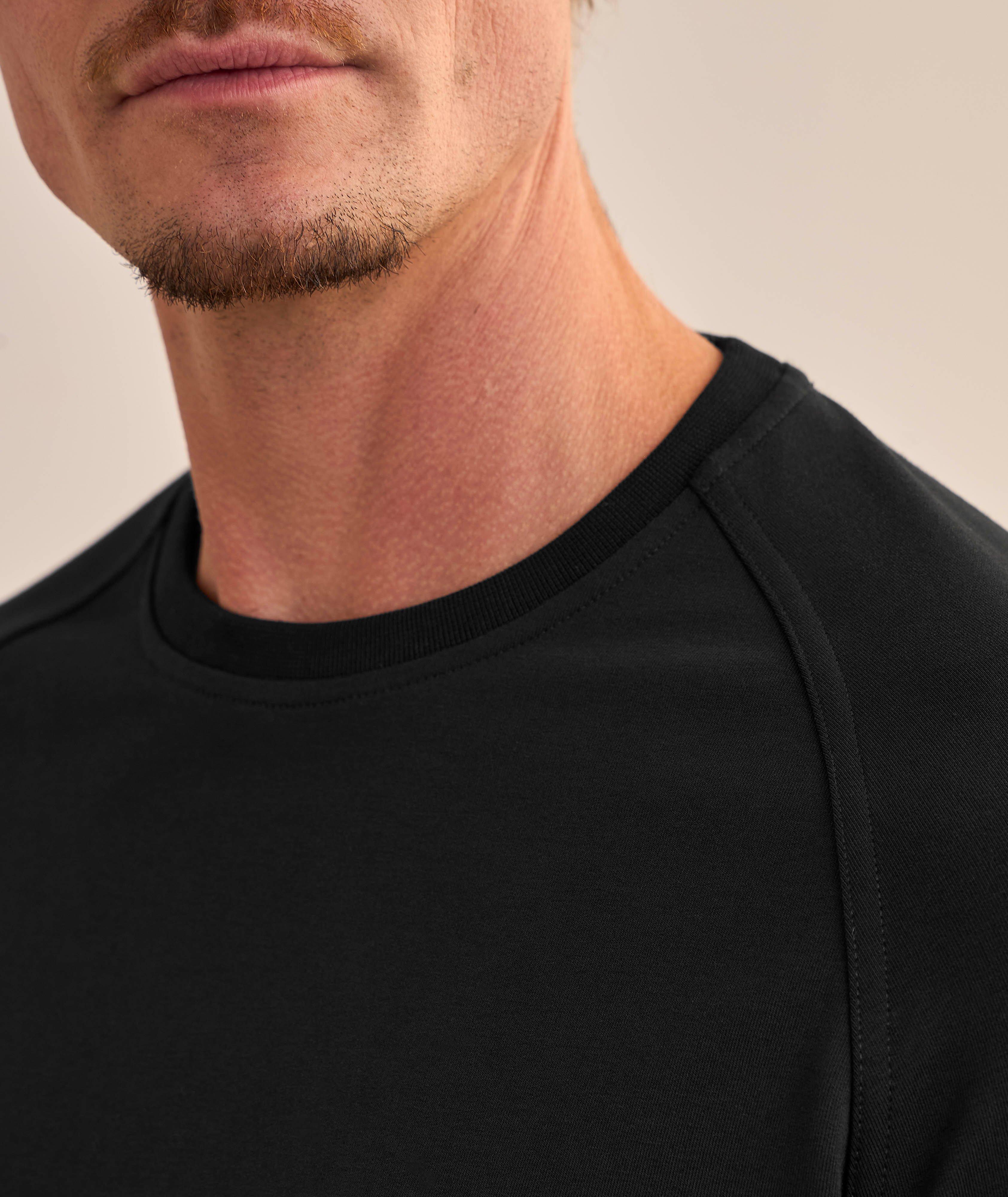 Stretch-Pima Cotton Raglan Sweatshirt  image 3