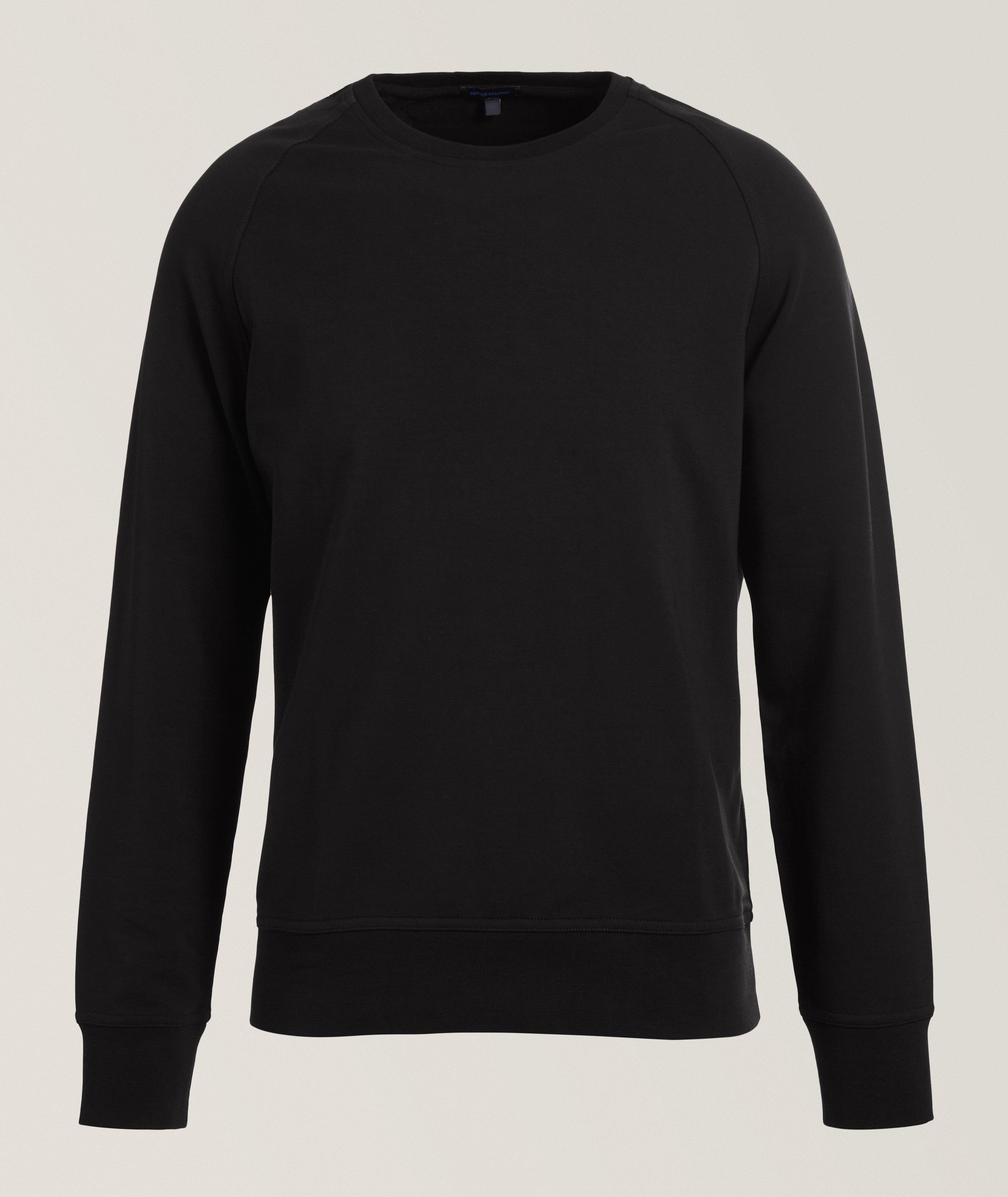 Stretch-Pima Cotton Raglan Sweatshirt  image 0