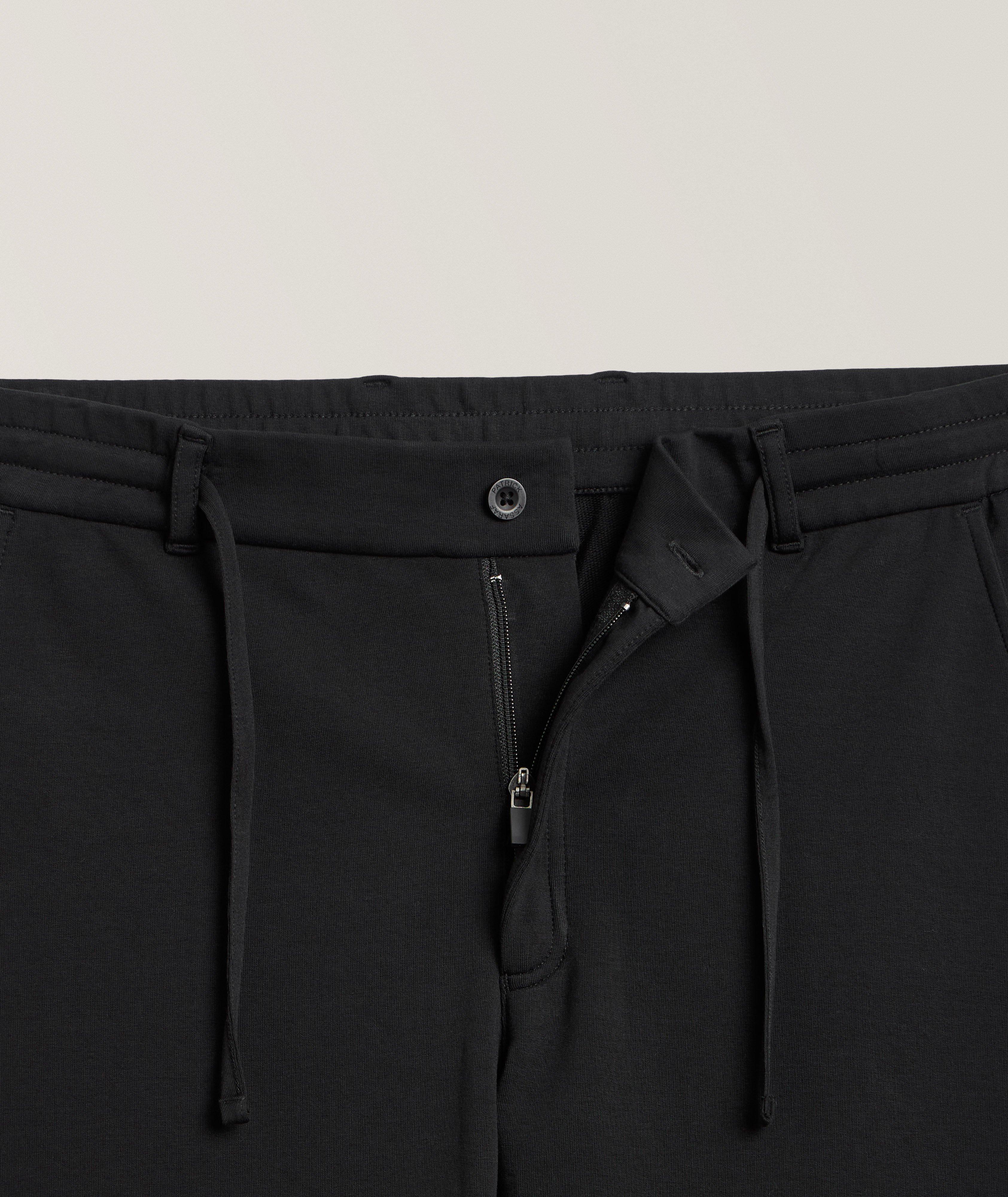 Pantalon de jogging en coton Pima stretch avec cordon de serrage image 3