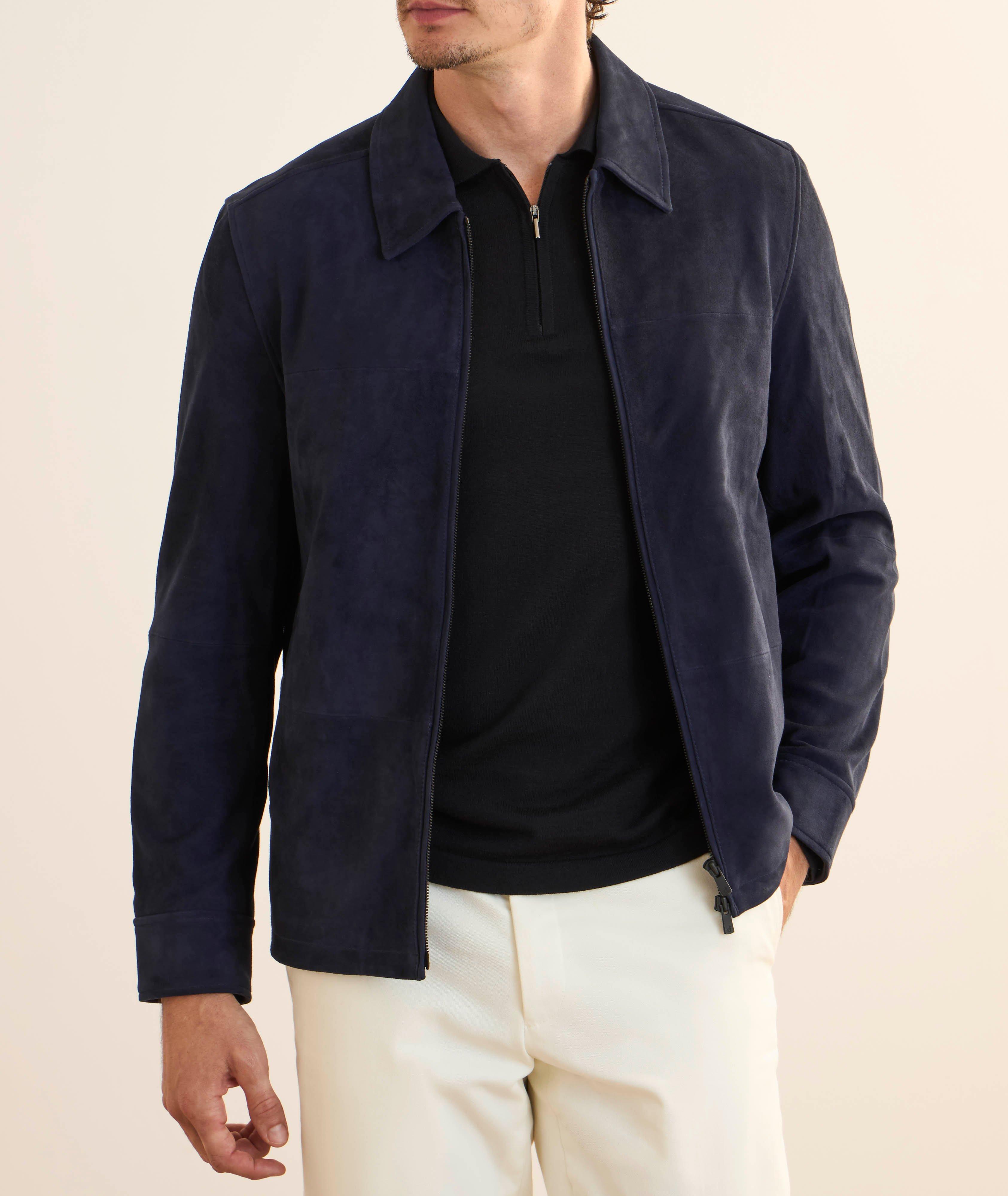 Veste zippée en suède image 1