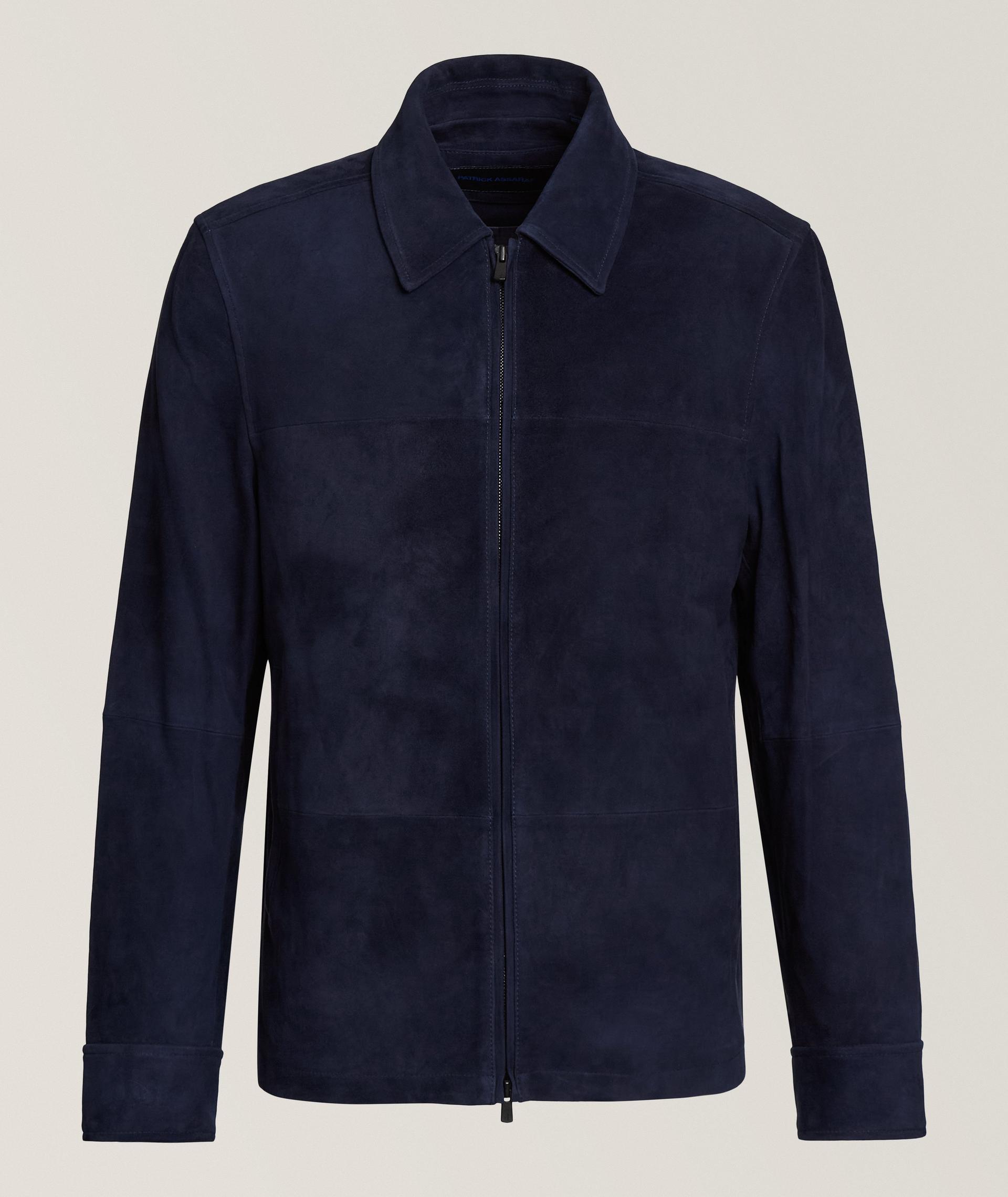 Veste zippée en suède image 0