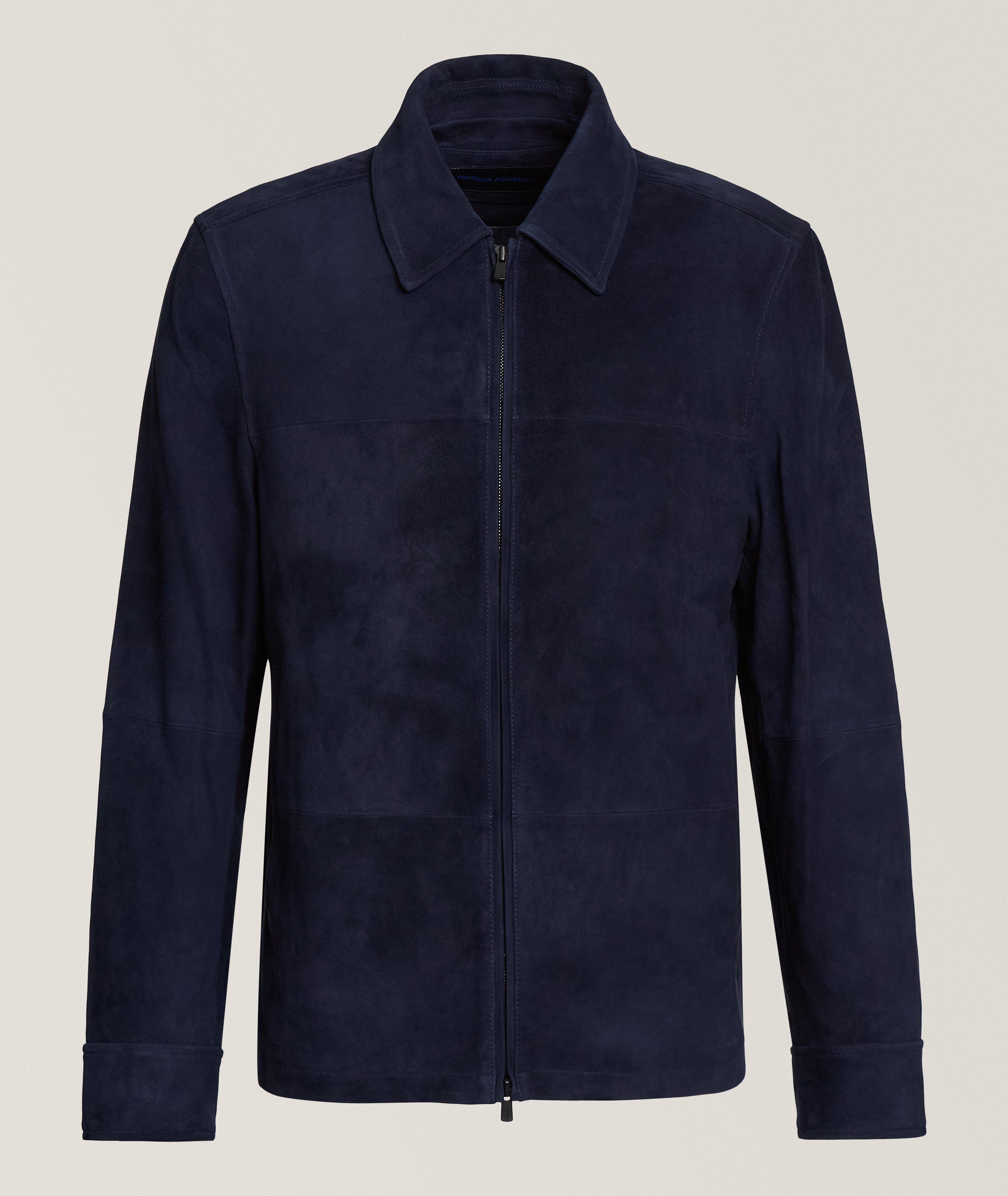 Suede Full-Zip Jacket image 0