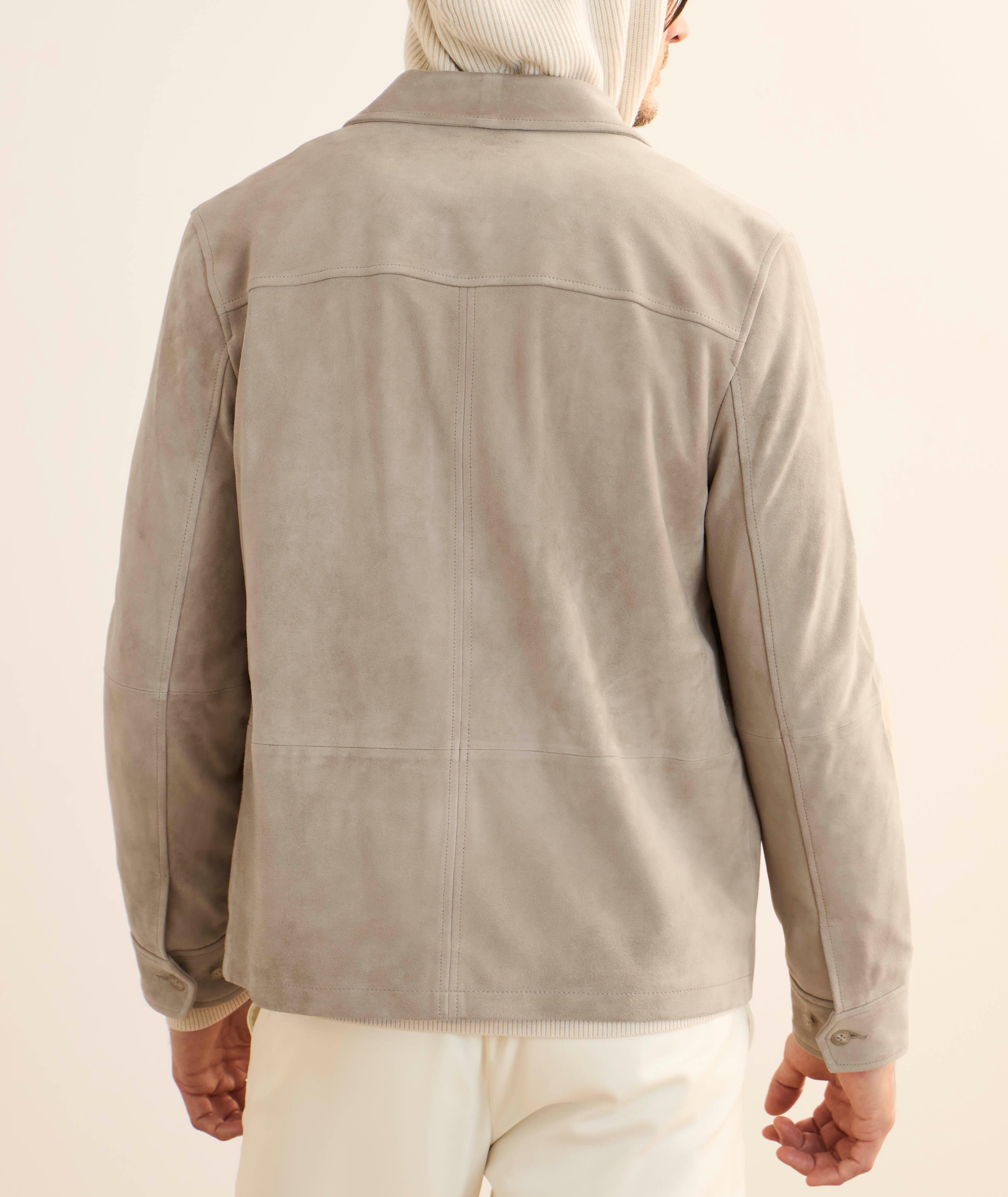 Suede Full-Zip Jacket image 2