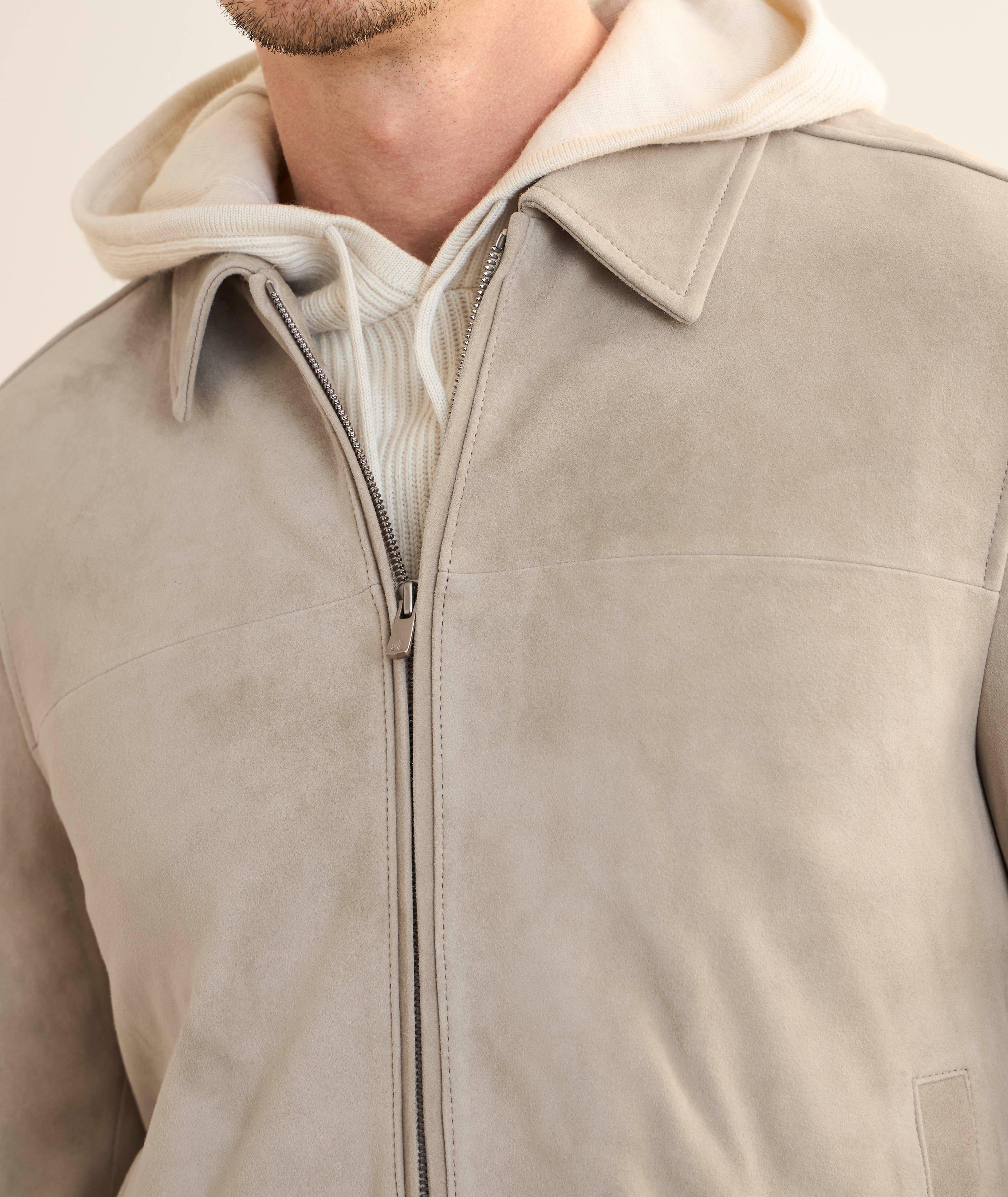 Suede Full-Zip Jacket image 3