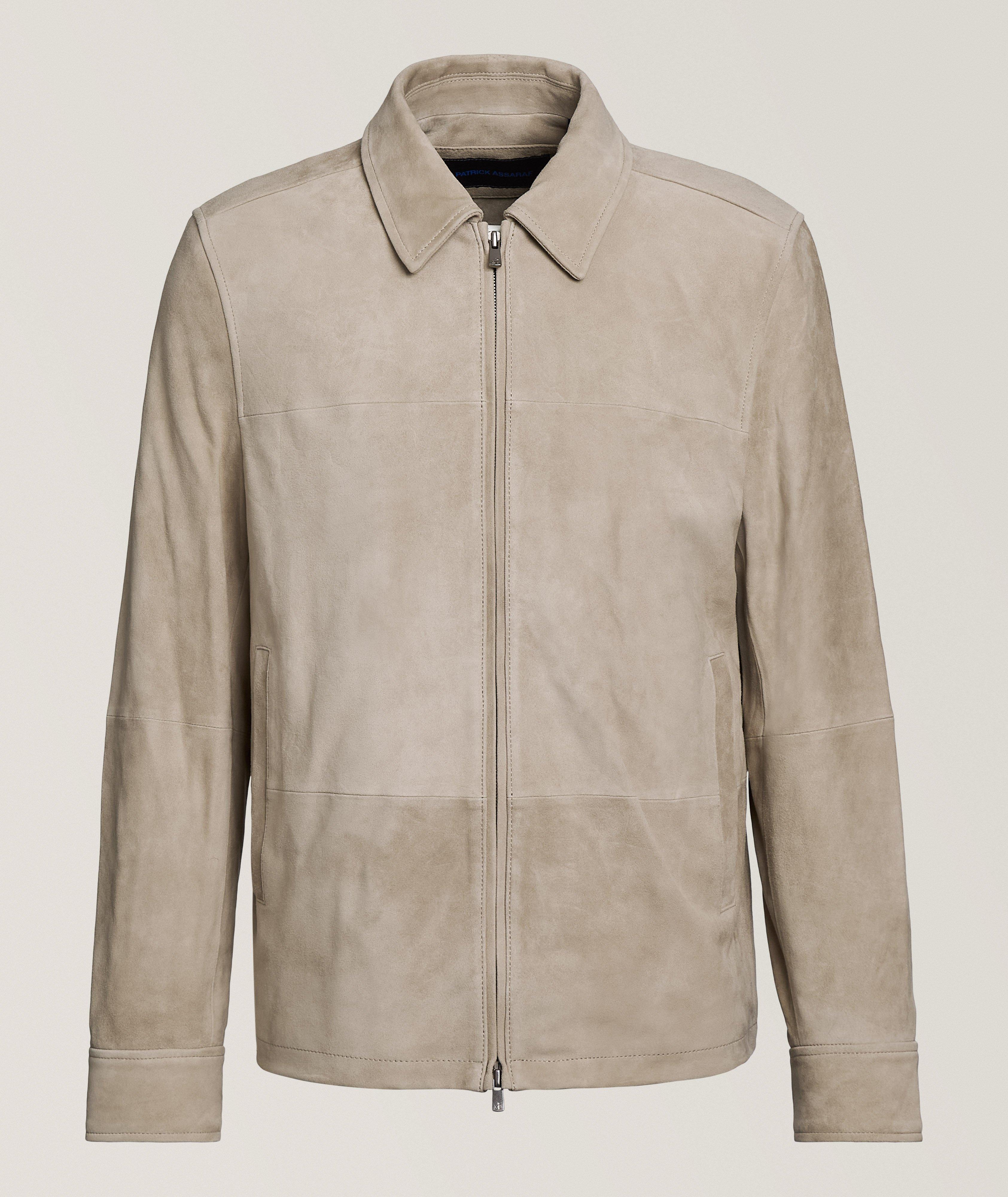Suede Full-Zip Jacket image 0