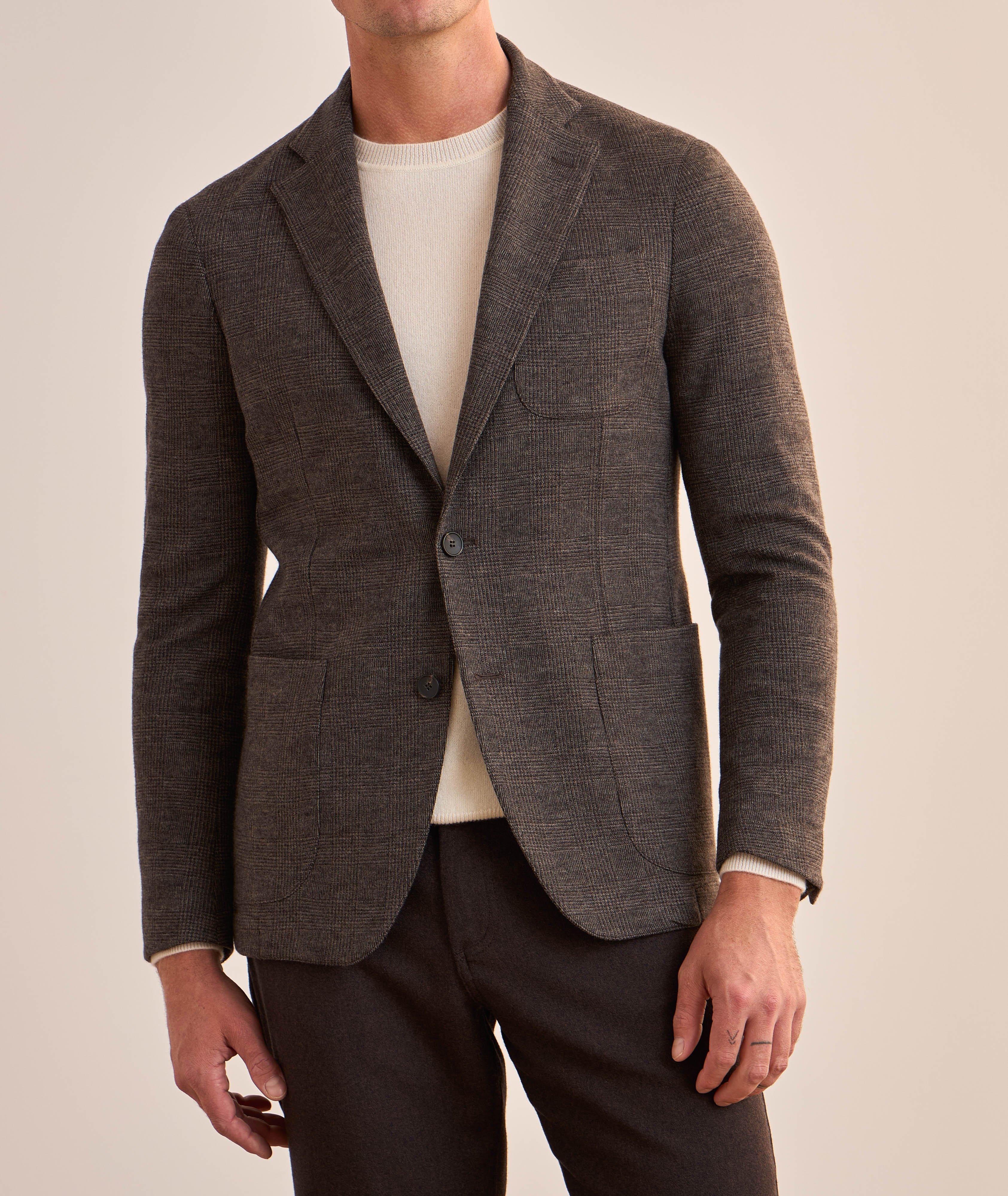 Veston en tricot double face à motif prince-de-galles image 2