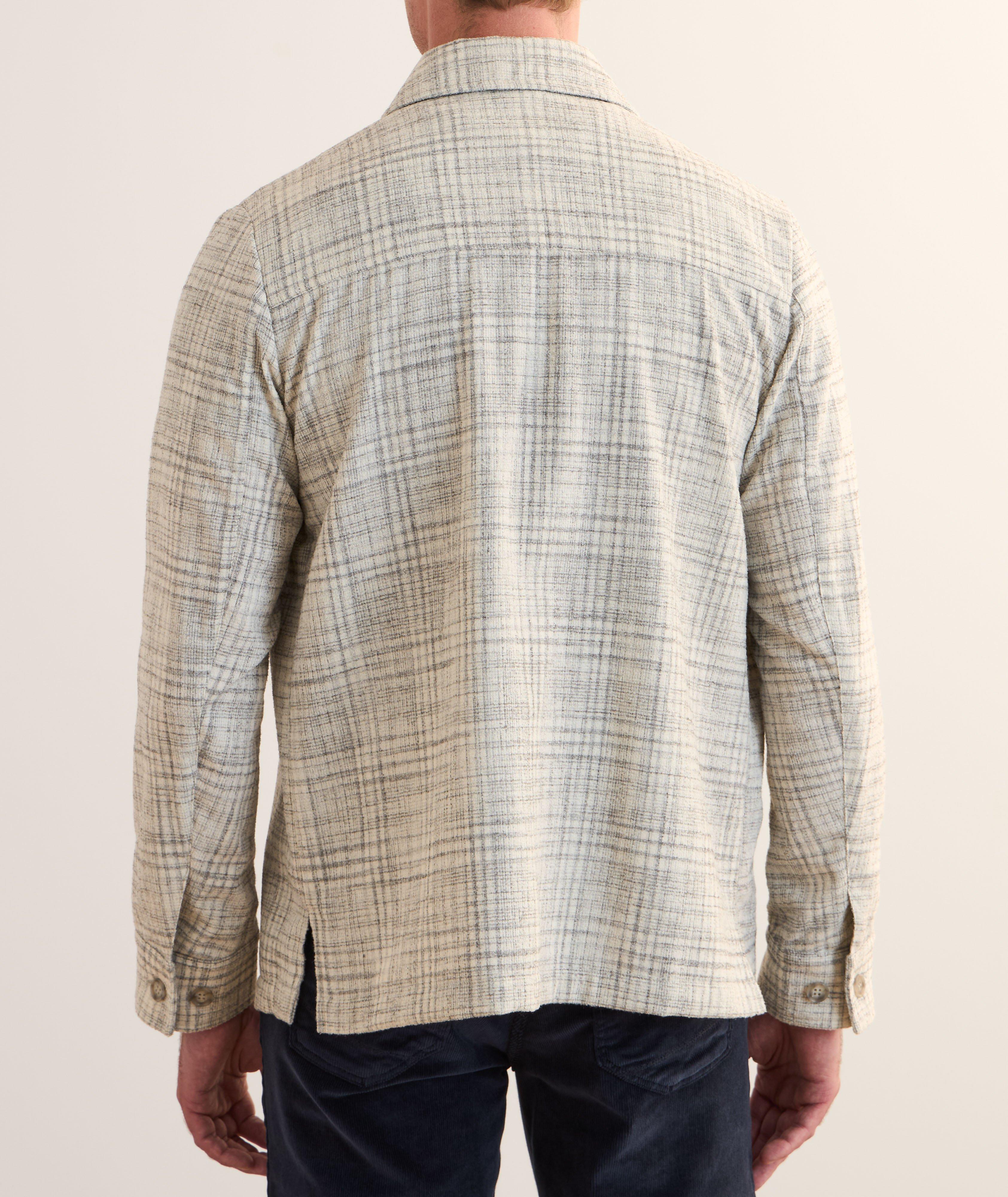 Plaid Alpaca Wool-Blend Shirt Jacket image 2