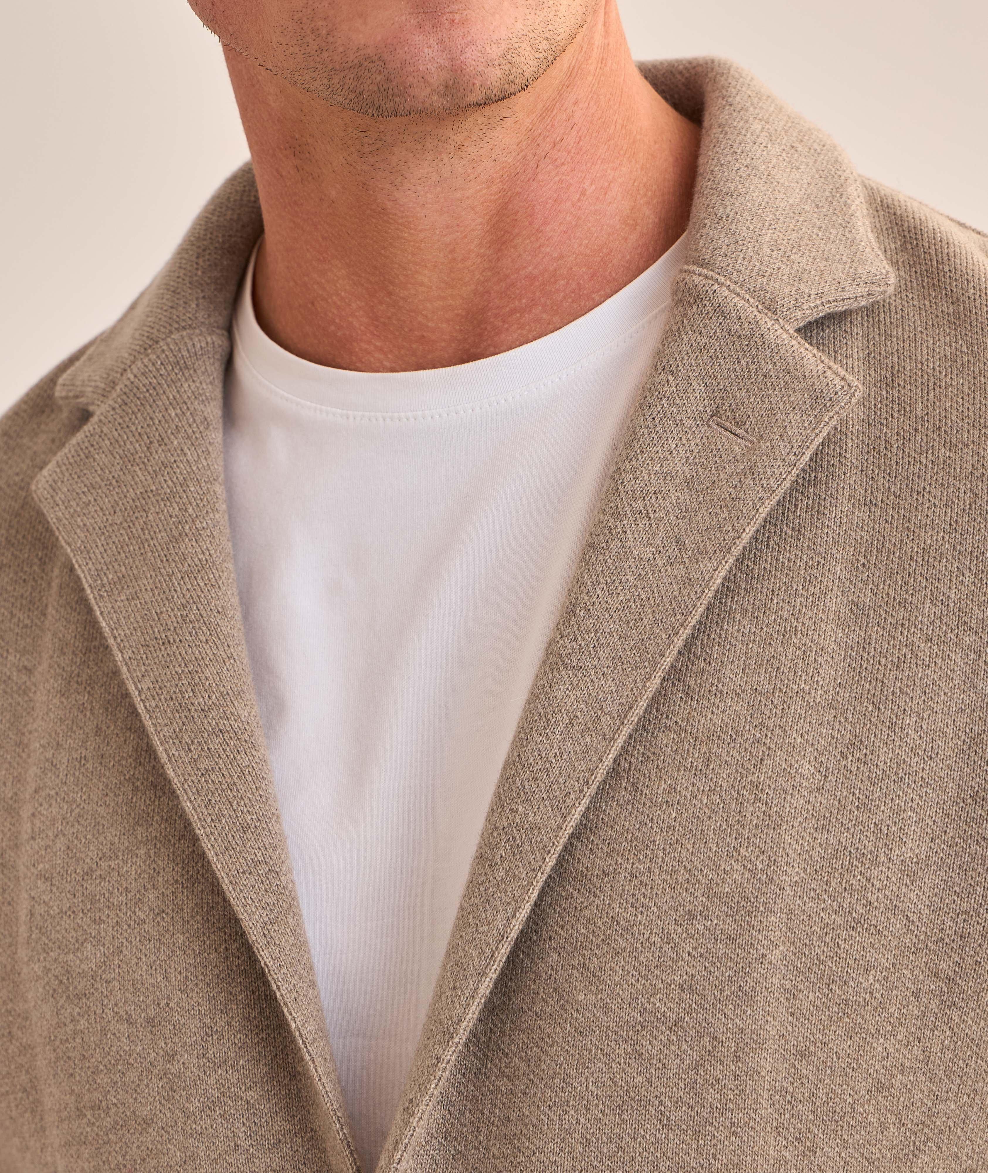 Eco-Cashmere Knit Sport Jacket image 3