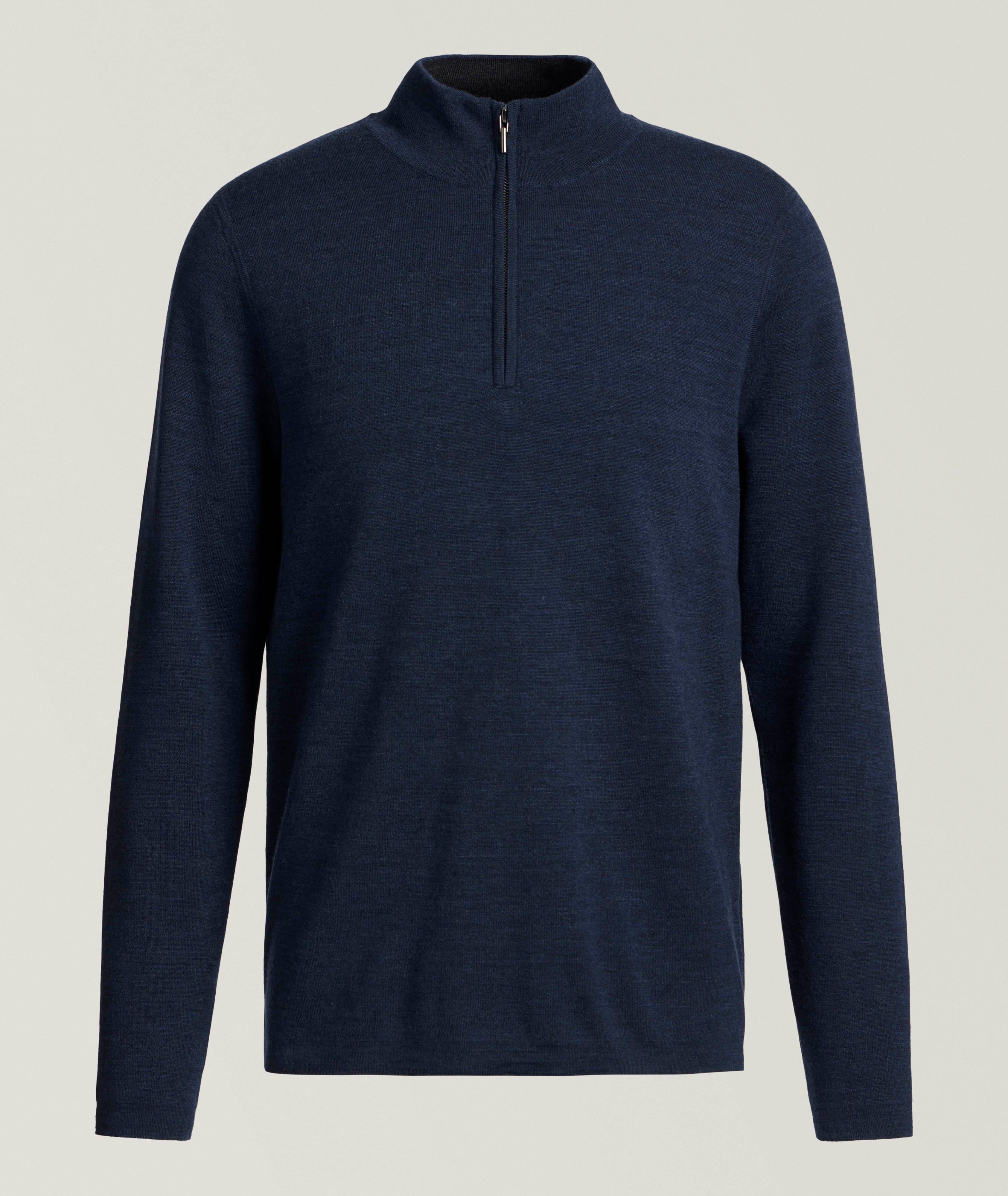 PA DK BLU 16GG MRNO DBLFC 1/4 ZIP MCK image 0