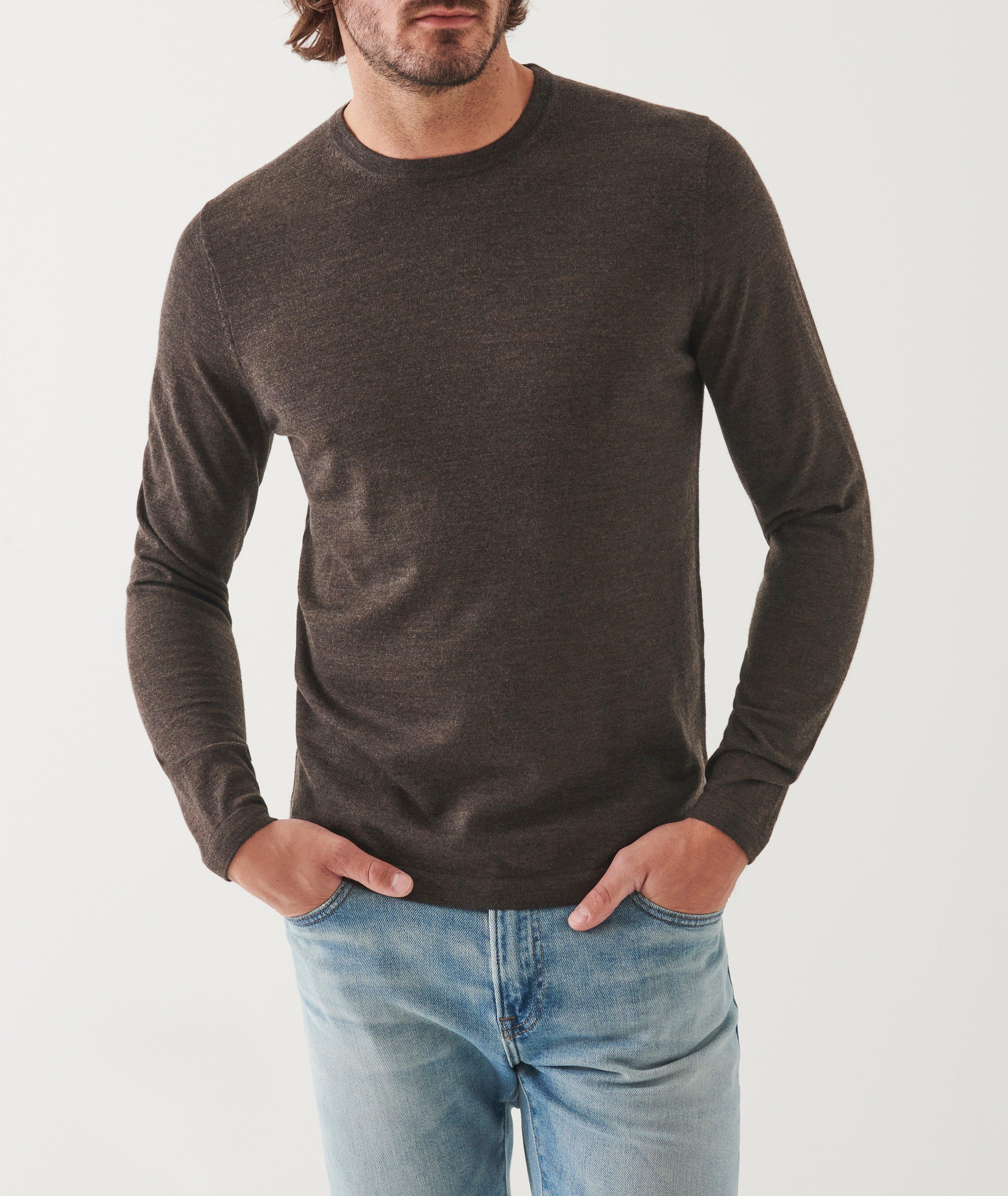 Extrafine Merino Wool Crewneck Sweater image 1