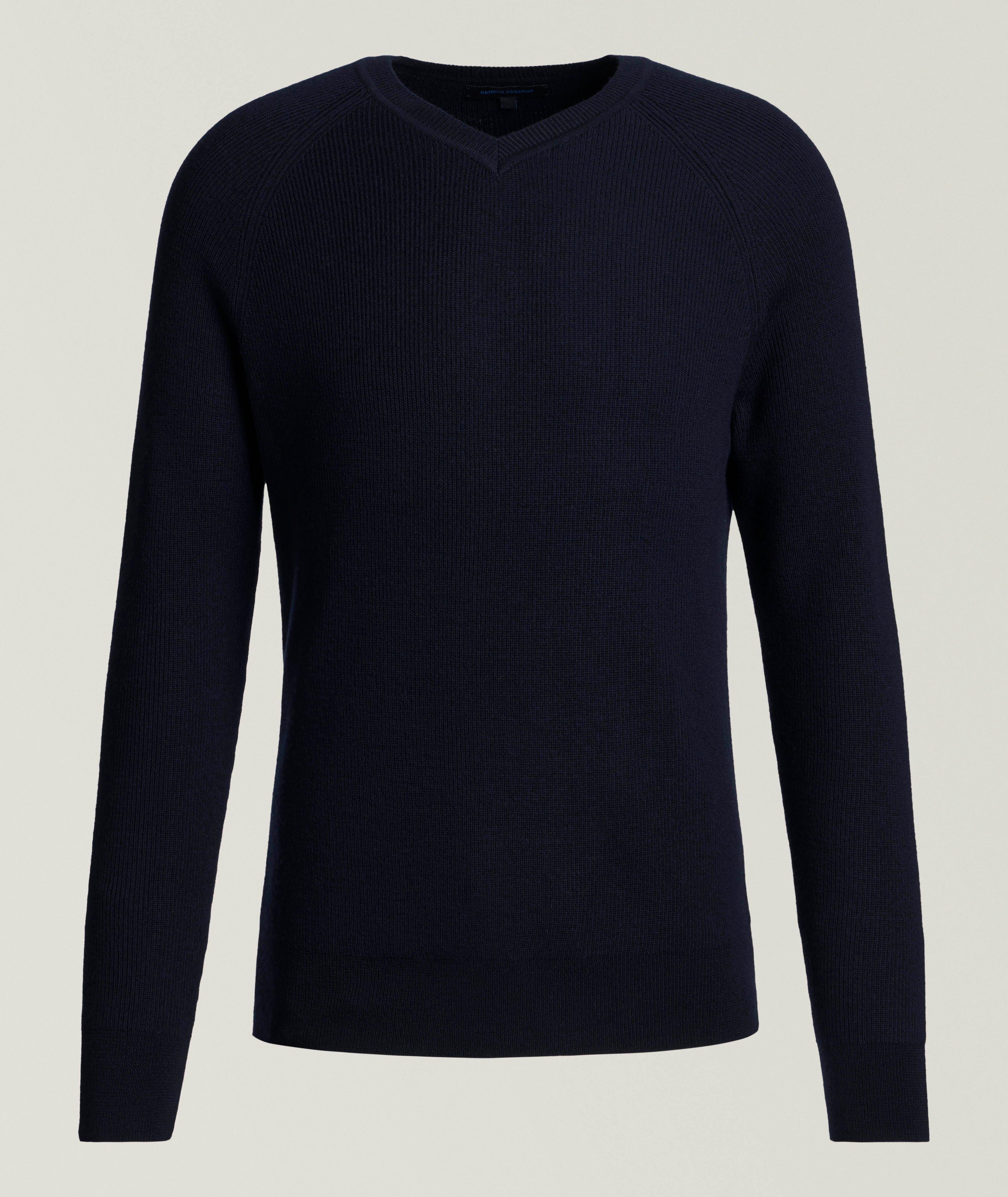 PA MDNT 12GG RIB VNECK image 0