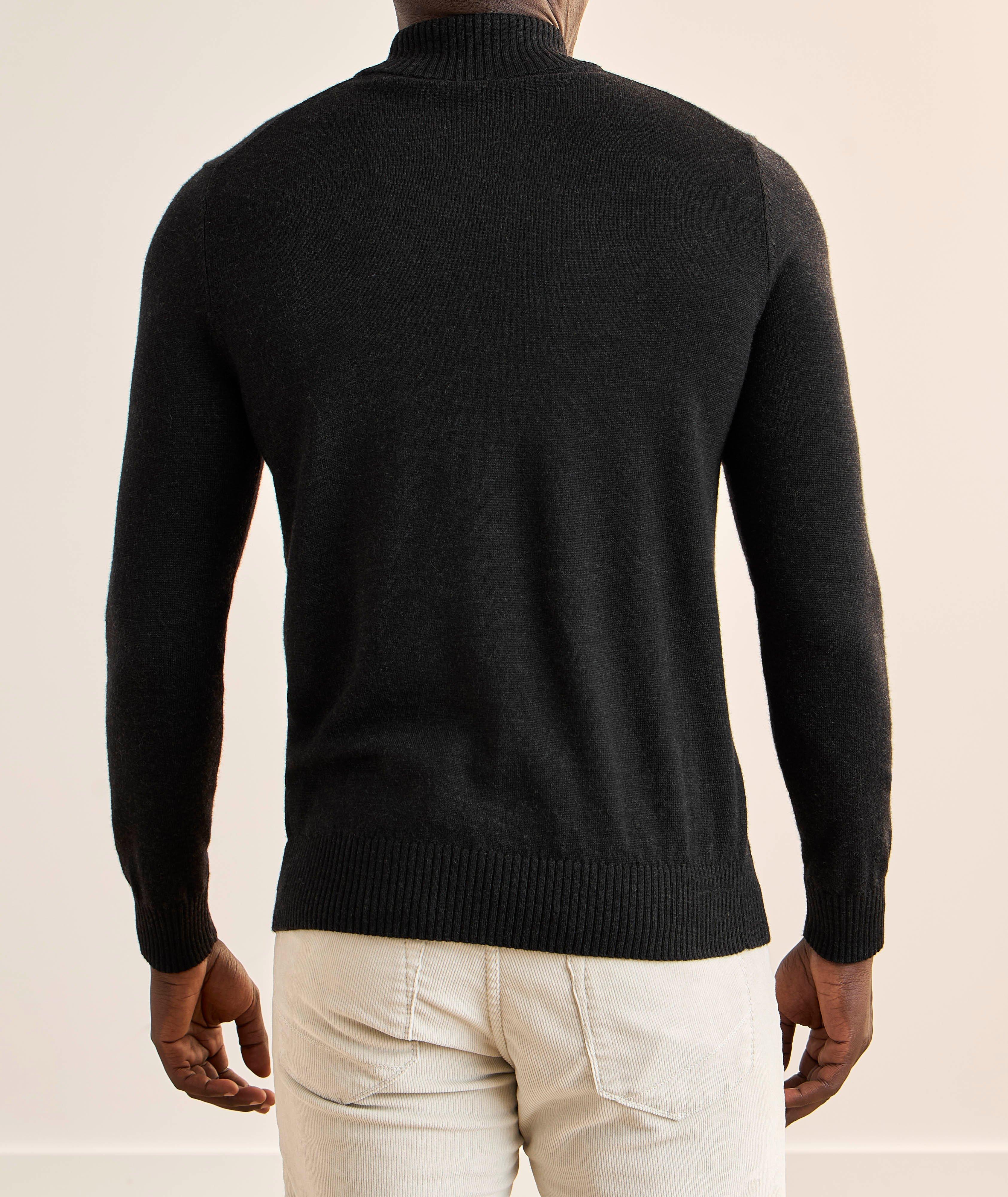 Extrafine Merino Wool Mock Neck Sweater image 2