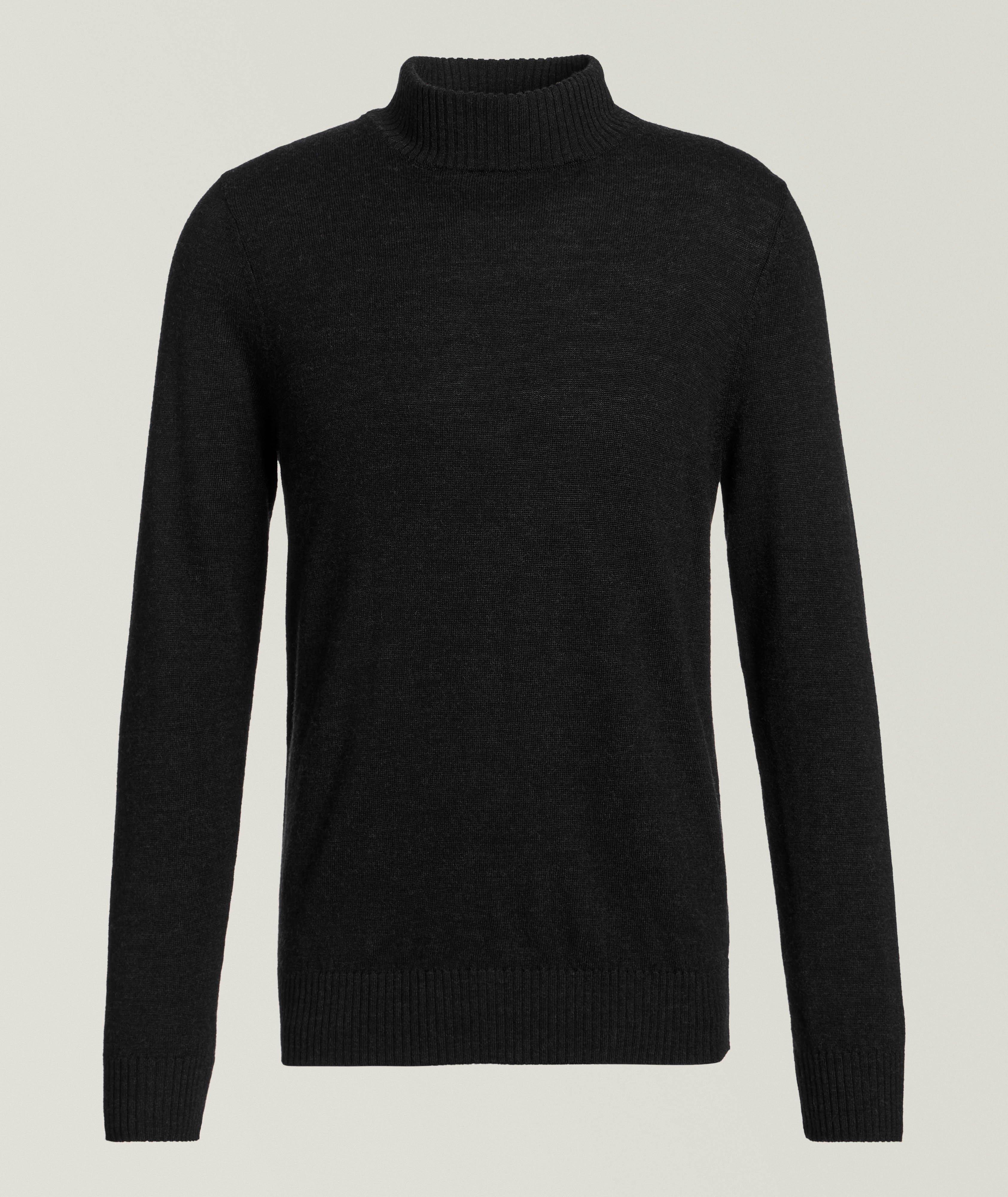 Extrafine Merino Wool Mock Neck Sweater image 0