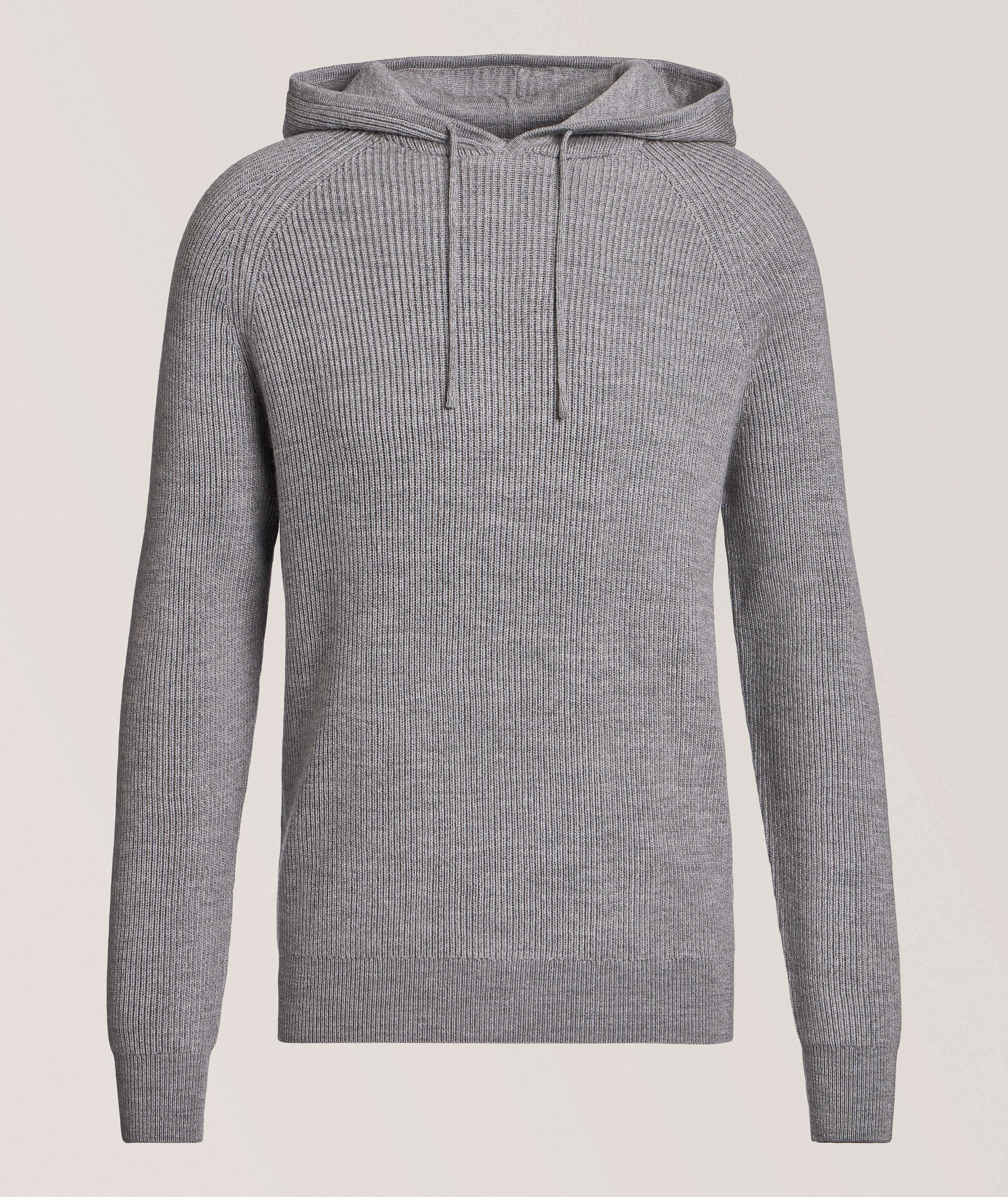 Extrafine Merino Wool Hooded Sweater image 0