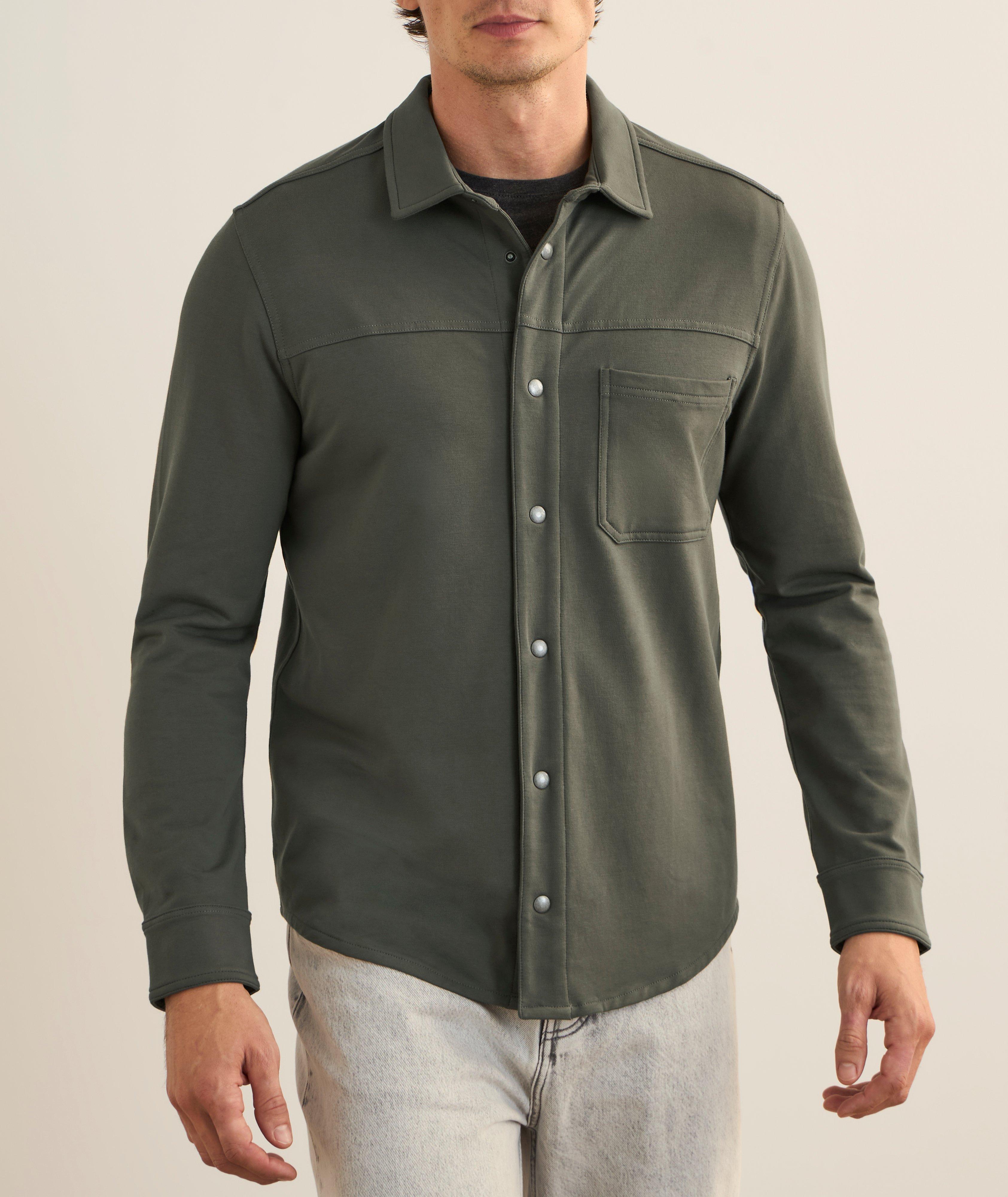Surchemise en coton Pima stretch image 1