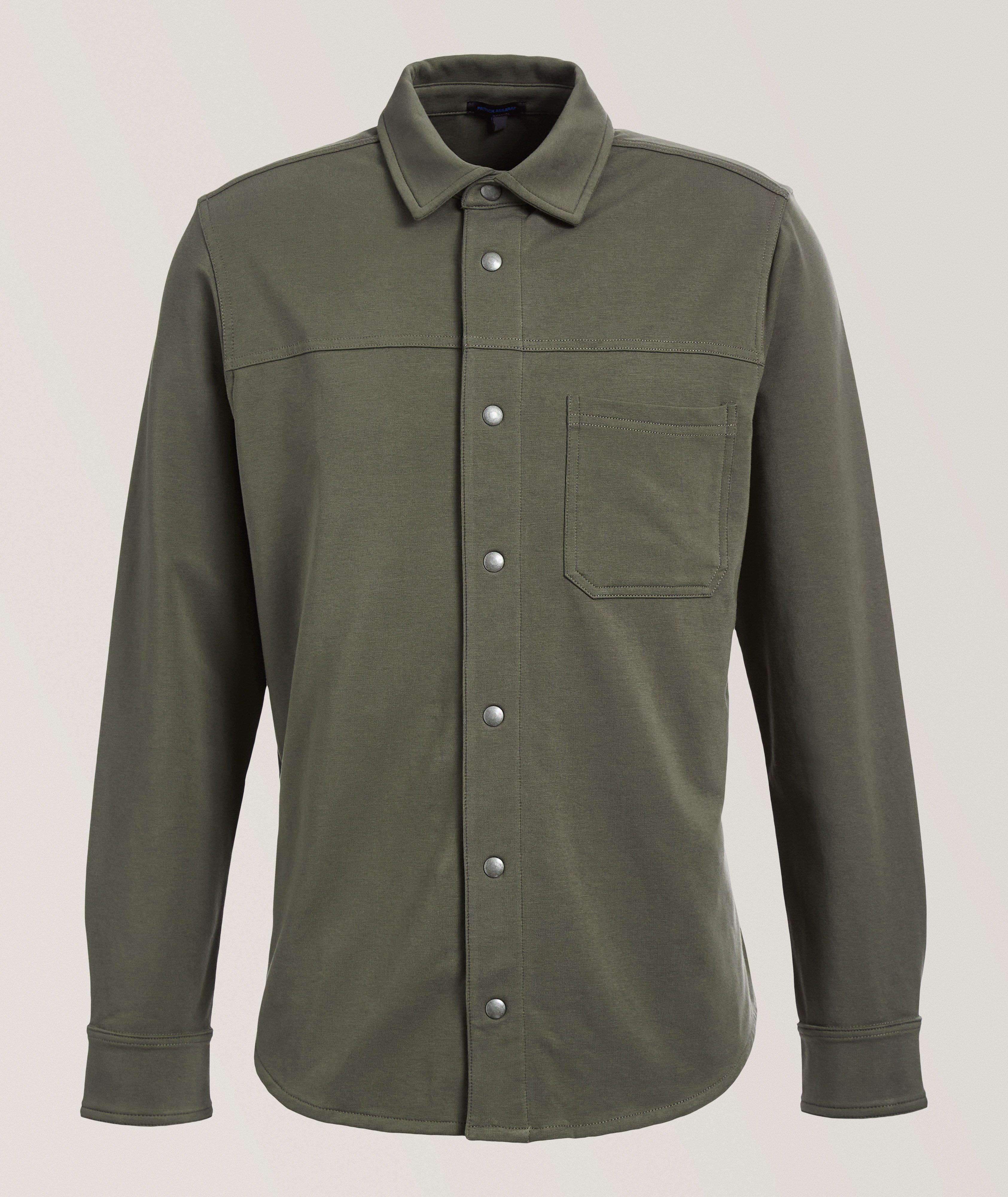Surchemise en coton Pima stretch image 0